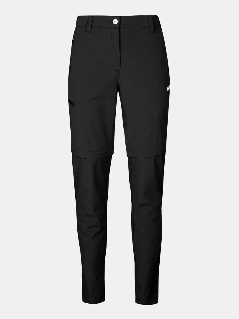 HALTI Bügelfaltenhose Pallas Cool Women Stretch Zip Off Pant BLACK