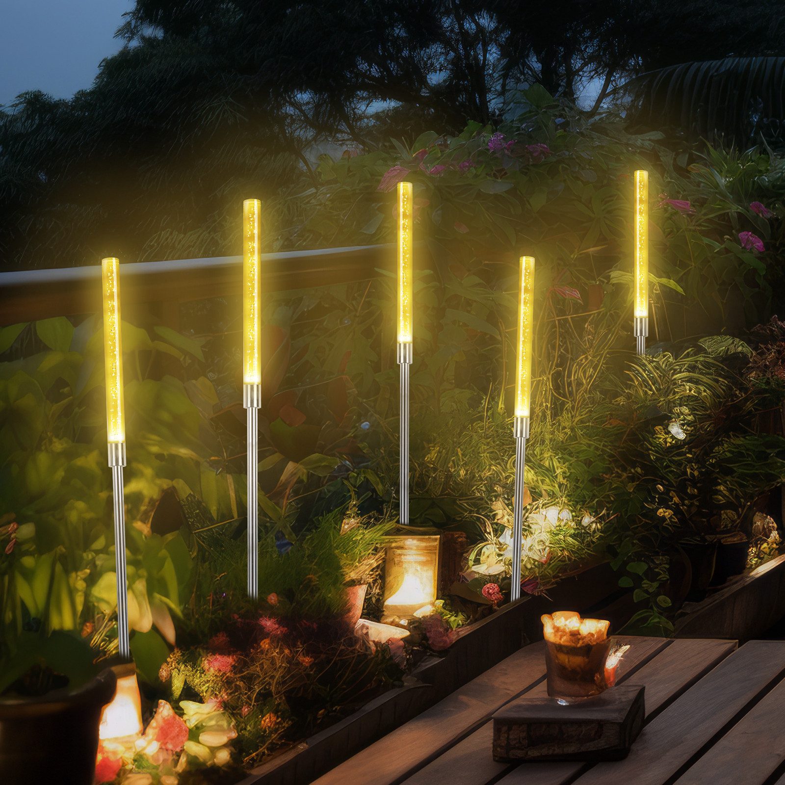 Salcar LED Solarleuchte 2er Set Solarleuchten günstig online kaufen
