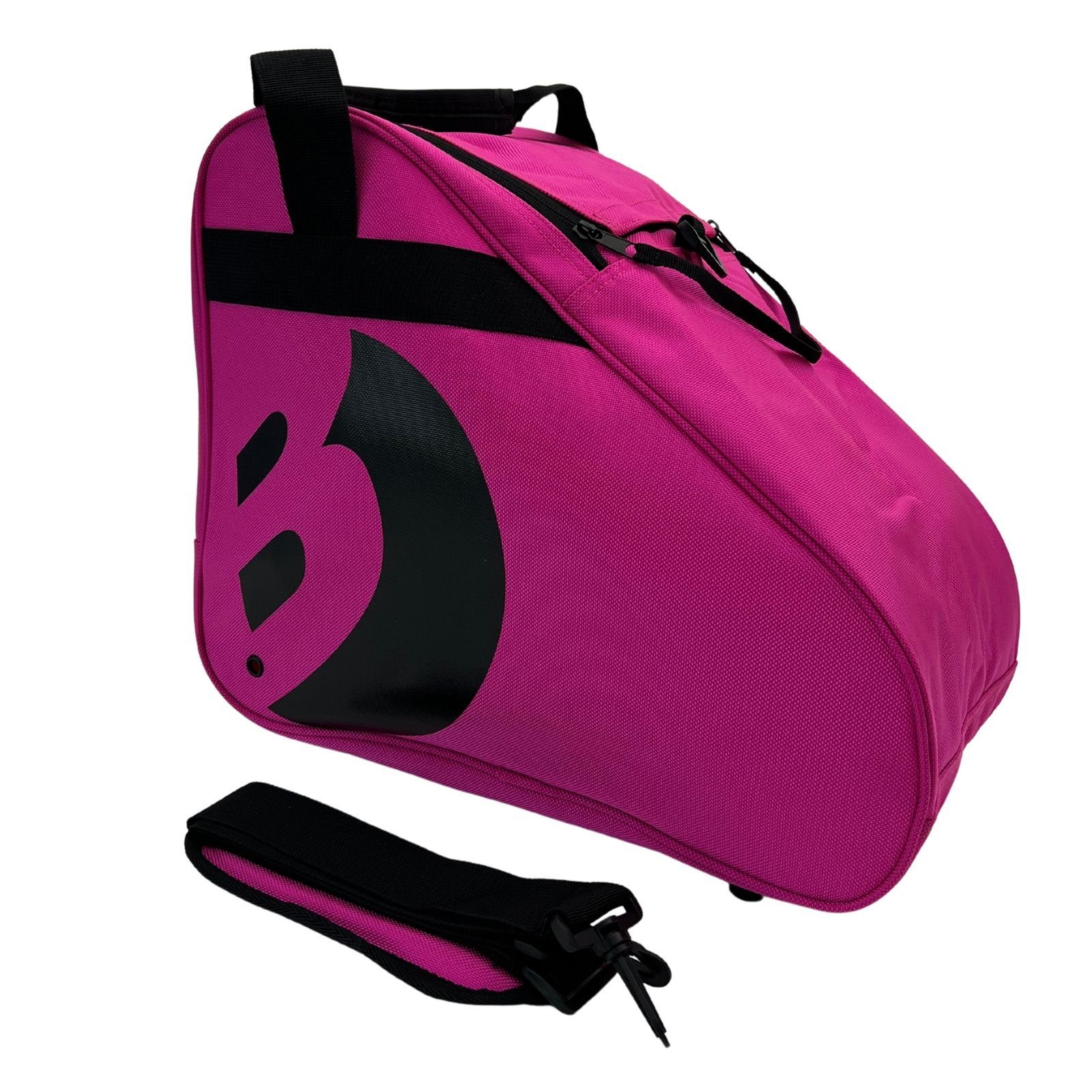 Best Sporting Sporttasche Schlittschuhtasche mit verstellbarem Trageriemen I Rollschuhtasche I große Inliner-Tasche I Schlittschuhe Tasche, Tasche für Inlineskates und Schlittschuhe pink