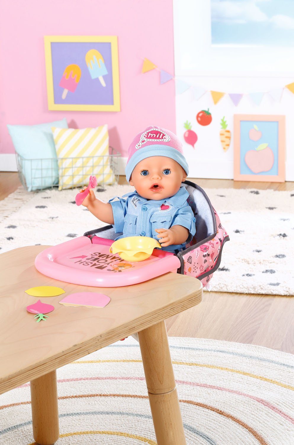 Baby Puppen-Tischsitz Born