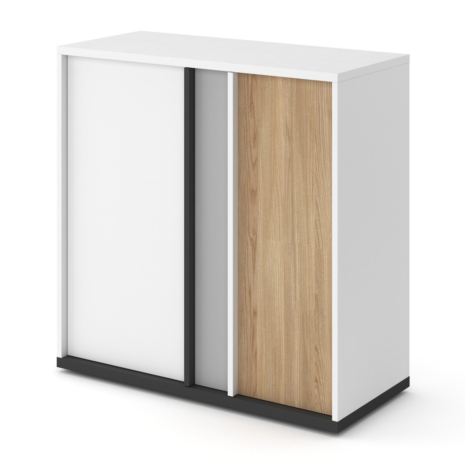 HAUSELEMENT Kommode IMOLA IM-08, Sideboard 2 Türen Mehrzweckschrank