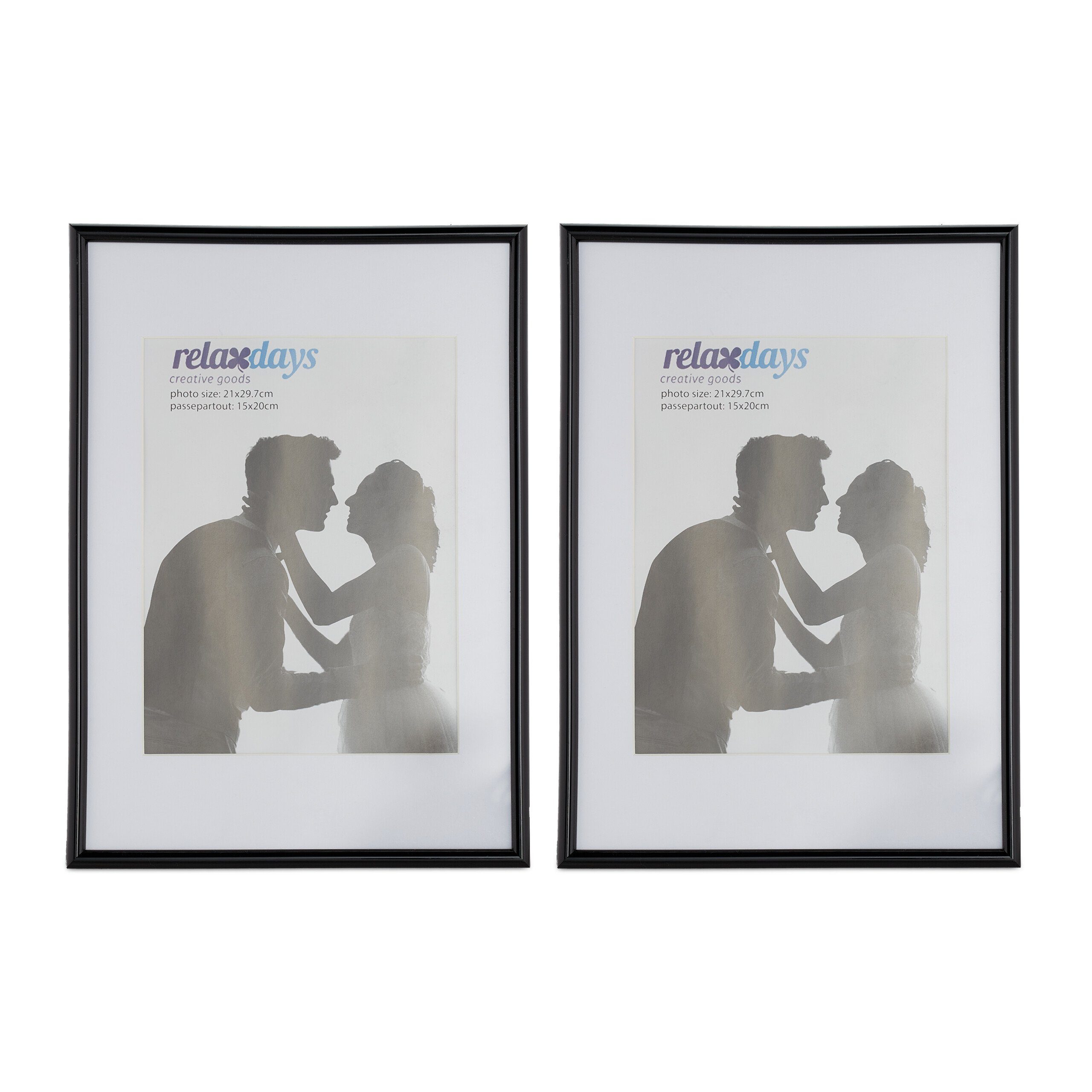 relaxdays Bilderrahmen 2er Set 20x30 cm, günstig online kaufen