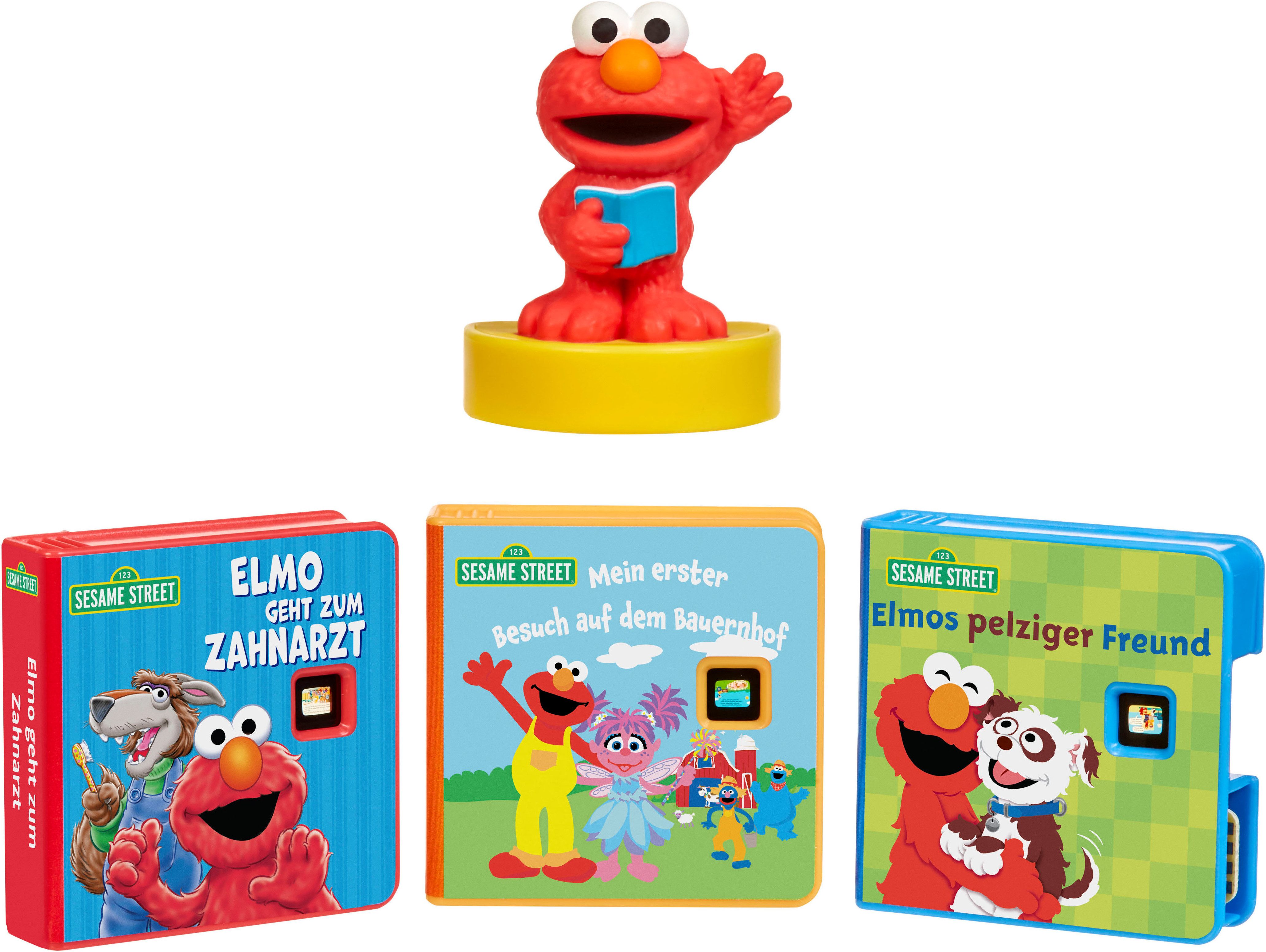 Little Tikes® Hörspielkassette Story Dream Machine, Sesamstraße, Elmo & Freunde Kollektion, (Set, 4-St), passend für Story Dream Machine