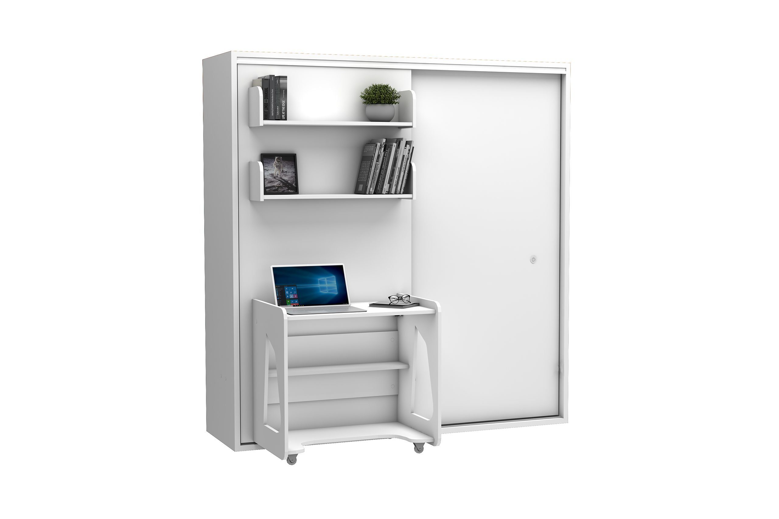 Multimo Schrankbett Multimo Studio 5 Schrankbett, Klappbett mit LED-Beleuchtung