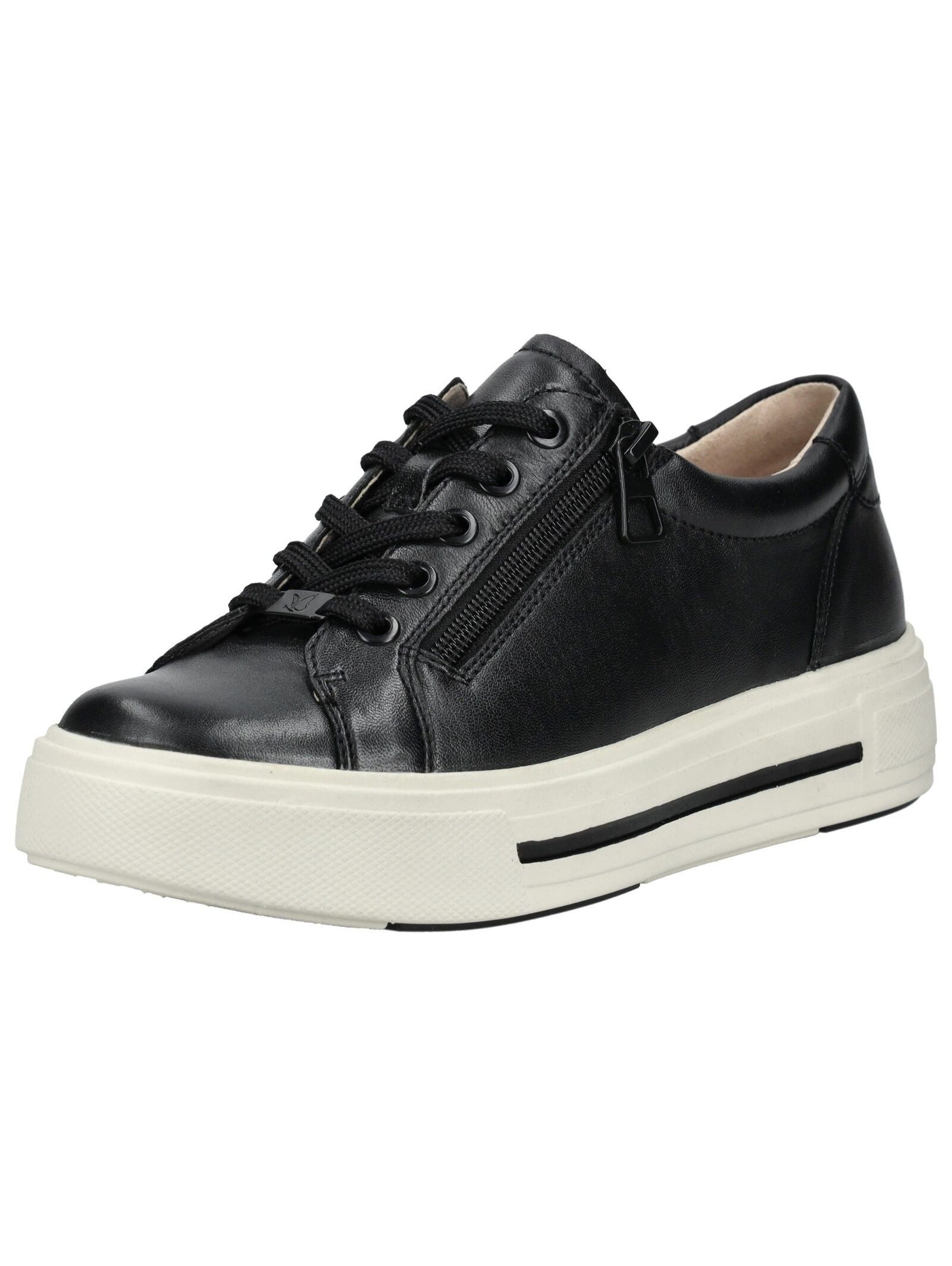 Sneaker Leder . Plateausneaker