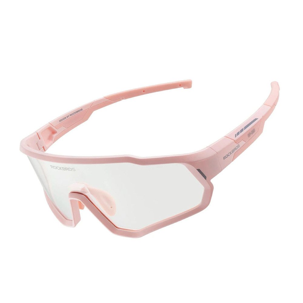 ROCKBROS Fahrradbrille Sportbrille Radsportbrille Sonnenschutzbrille, (Spar-Set, 1-St., 23 g leicht), photochrome Gläser, UV400-Schutz, 23 g leicht