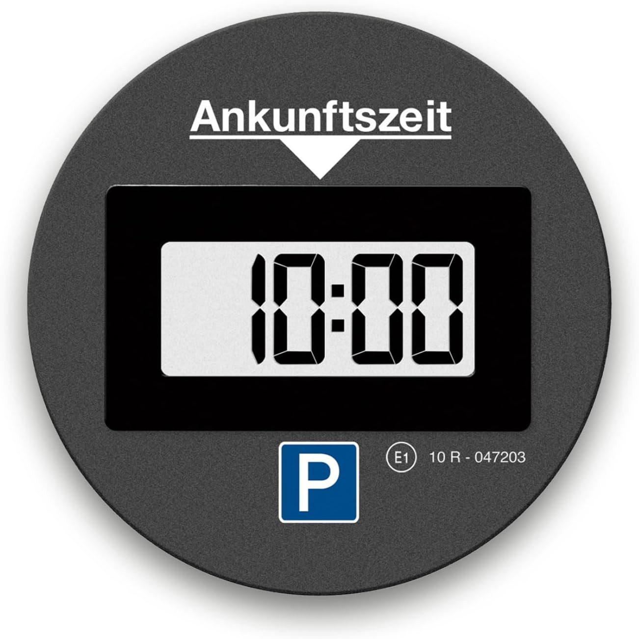 NeedIt elektronische Parkscheibe Park Lite One (Parkuhr, Montagematerial inklusive), mit Zulassung, schnelle und einfache Montage