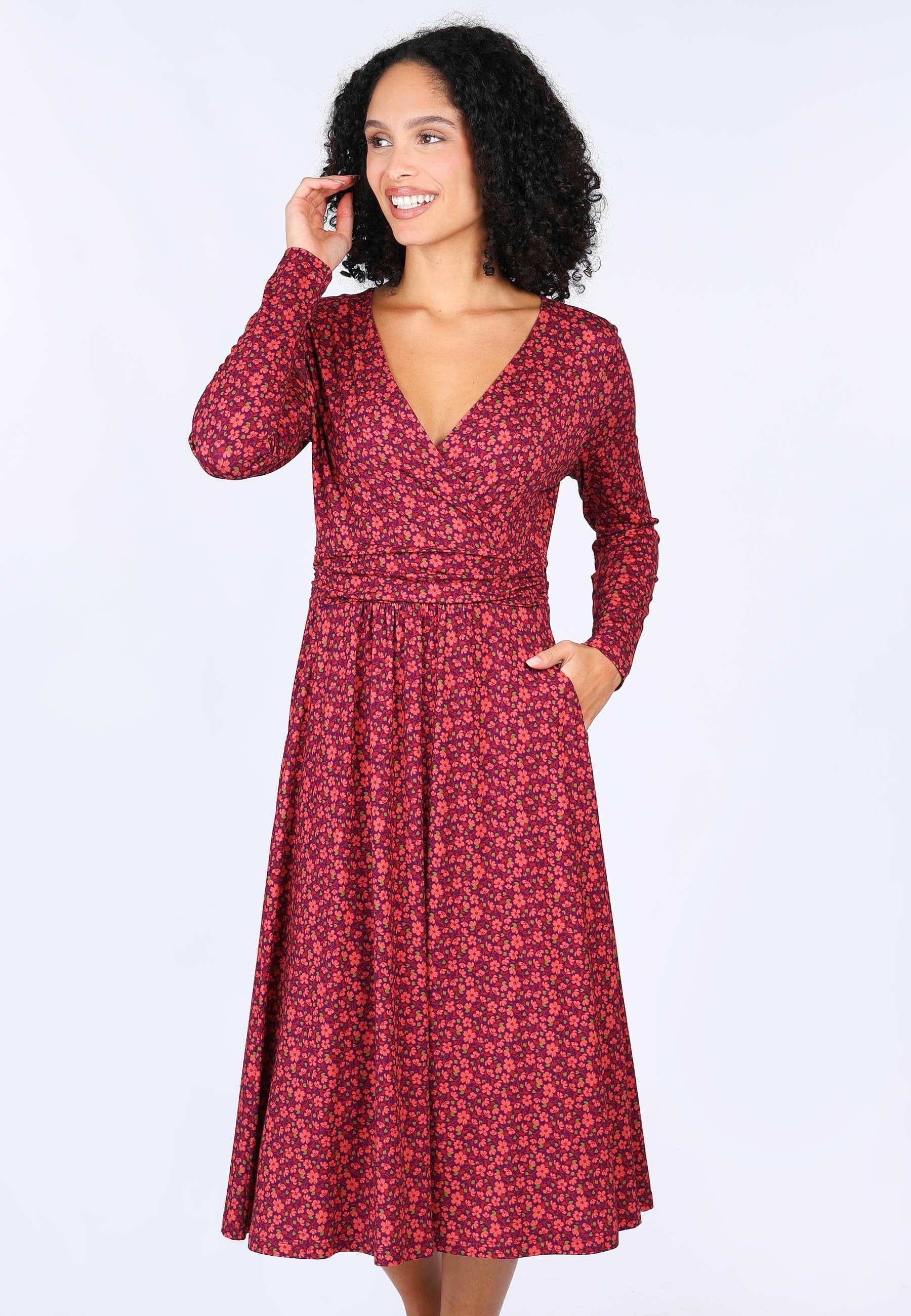 Lykka du Nord Sommerkleid Malindelle Taillenraffung