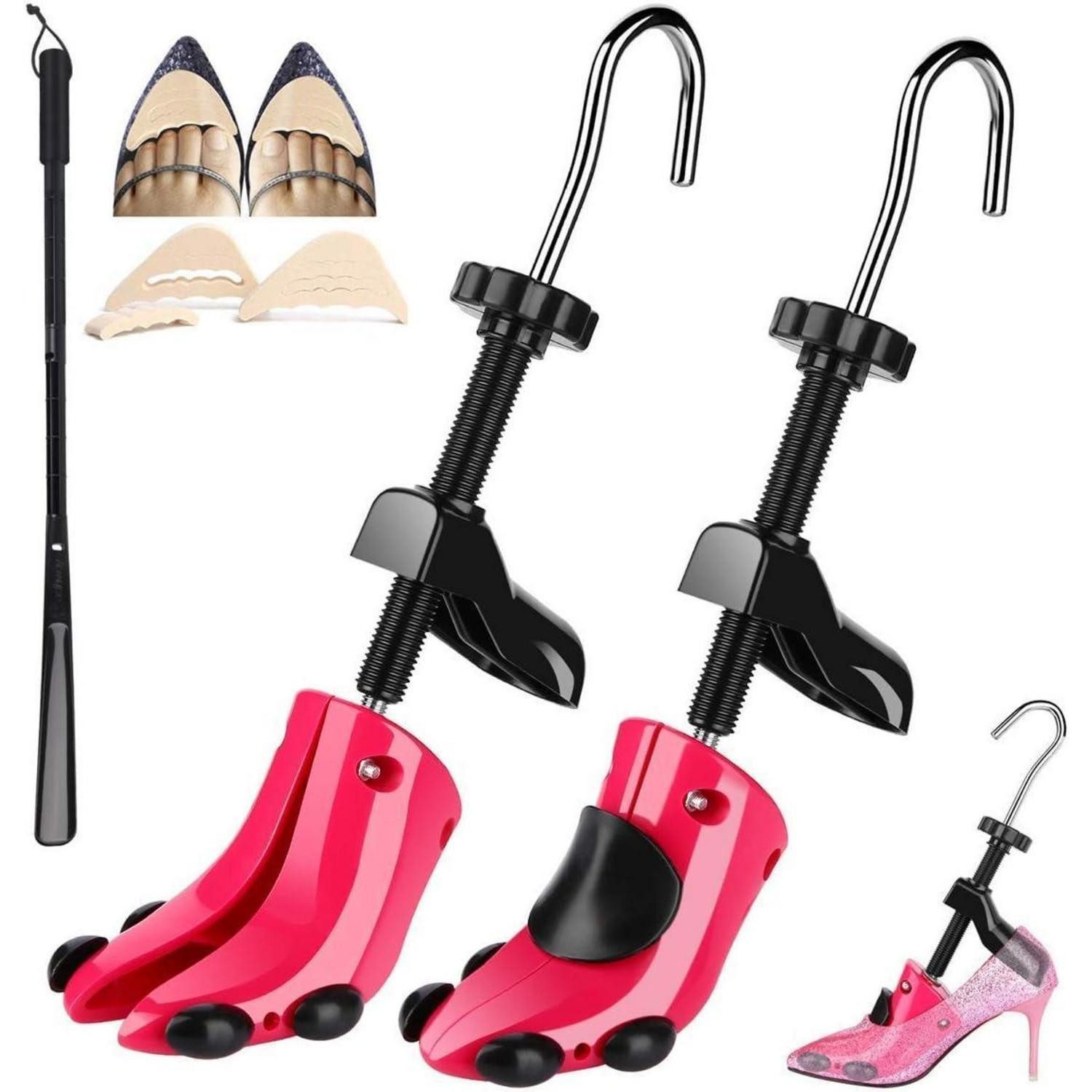 LuxusKollektion Schuhdehner Schuhspanner Herren Damen 4 Wege High Heel Damen Eu 34-40(rosa)