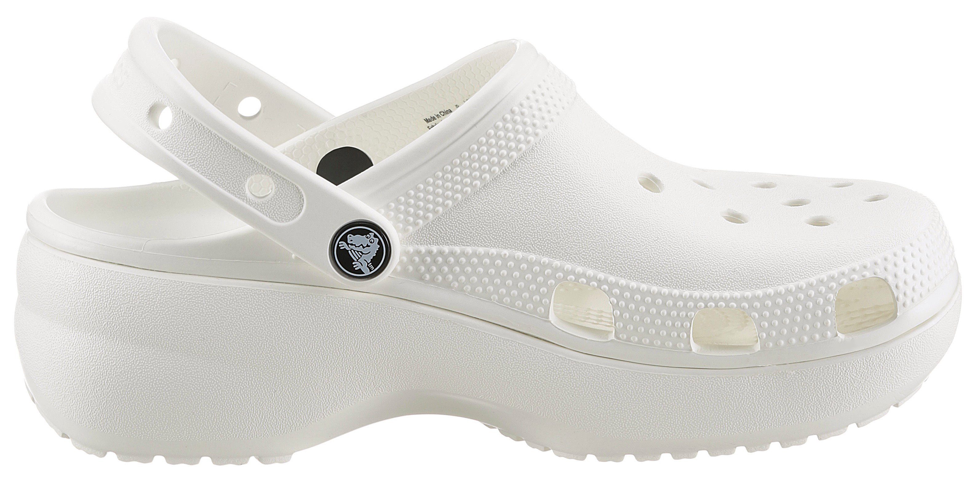 Crocs Classic Platform Clog W Clog Sommerschuh, Schlappen, Hausschuh, trendige Plateausohle – Bild 5 von 5