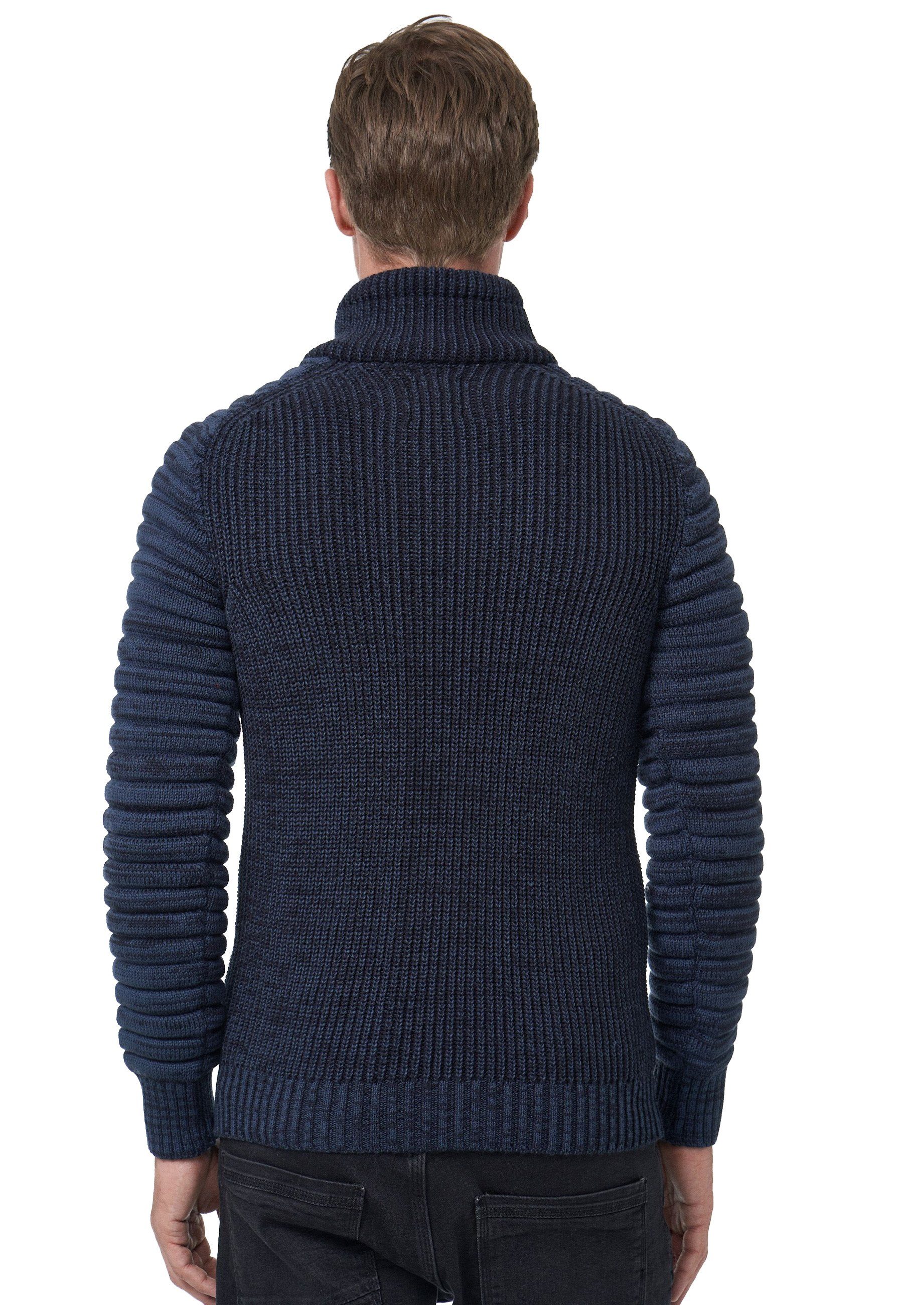 Rusty Neal Strickpullover mit kuscheligem Schalkragen