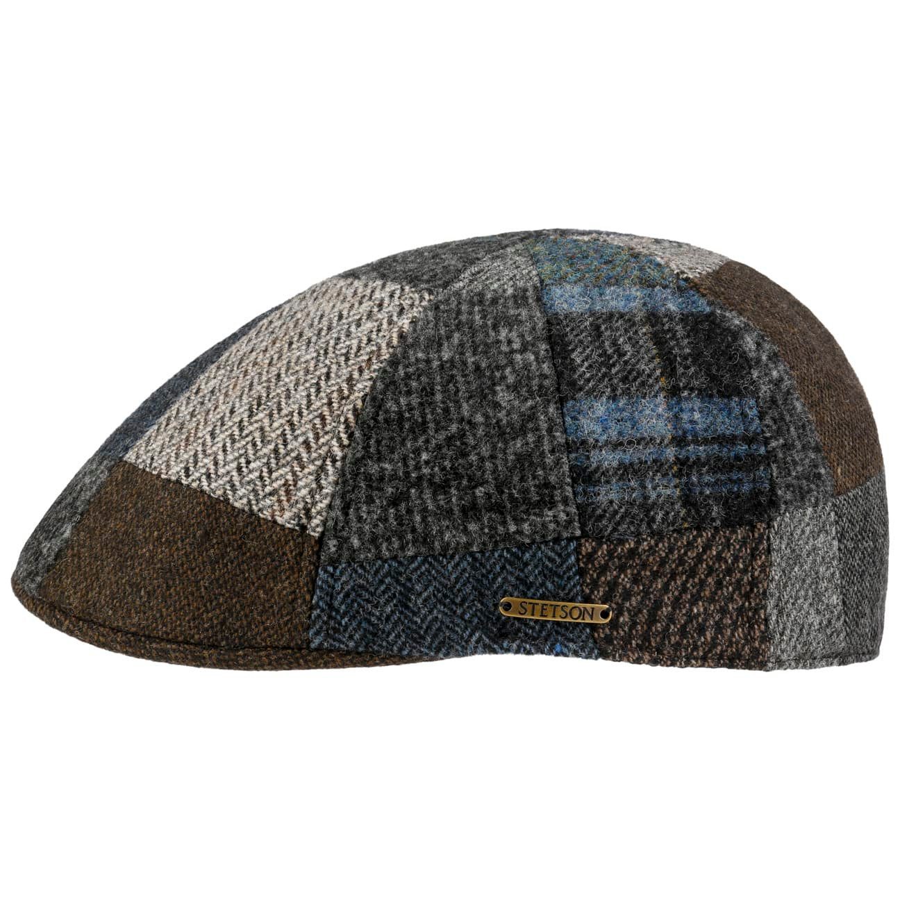 Stetson Flat Cap (1-St) Schirmmütze mit Schirm, Made in the EU