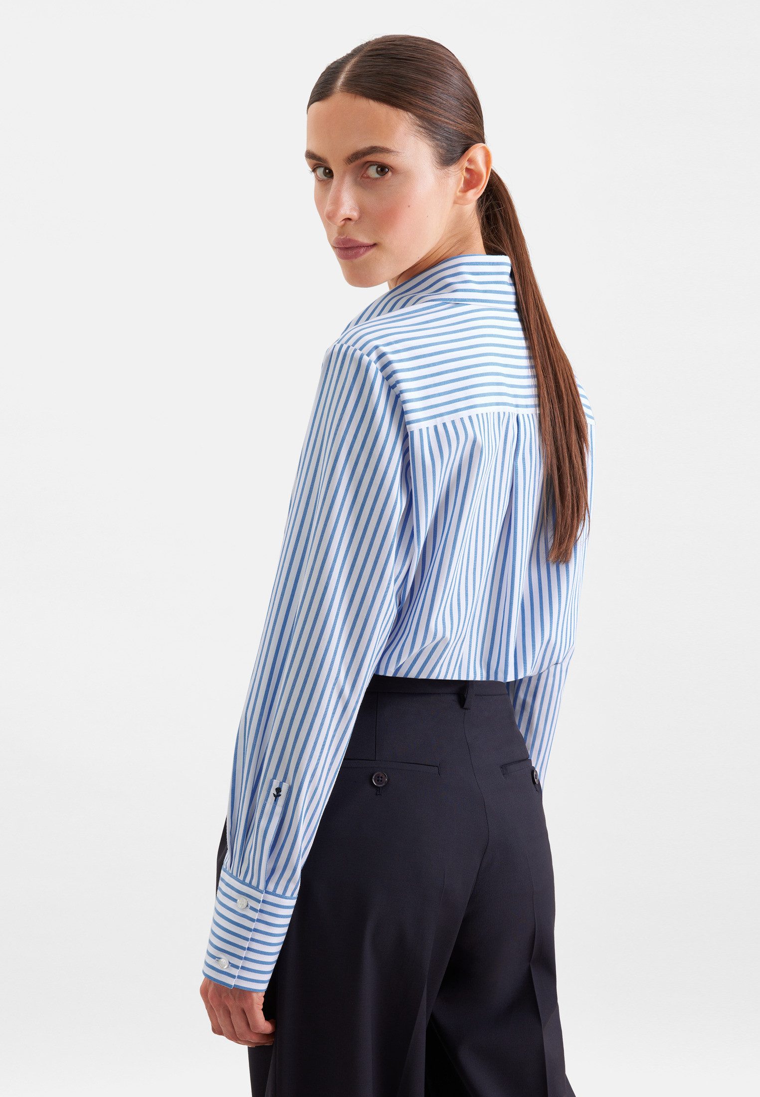 seidensticker Hemdbluse 1/1 Kragen Gestreift