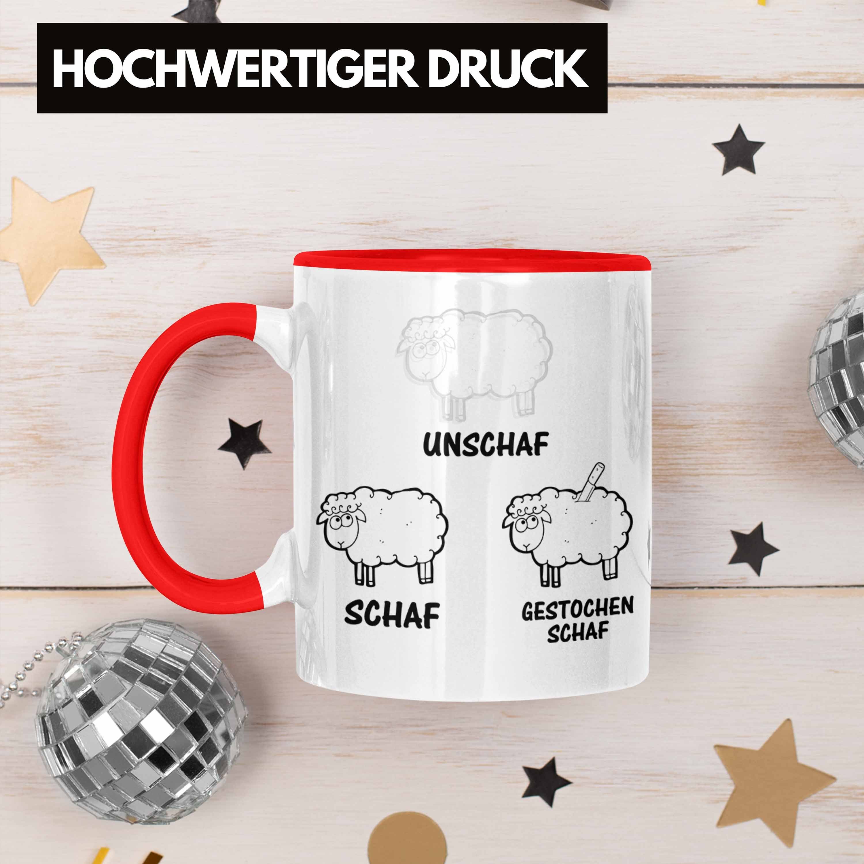 Geschenk Fotograf Schaf Gestochen Kameramann Trendation Schaf Unschaf Tasse Kamer Rot Tasse