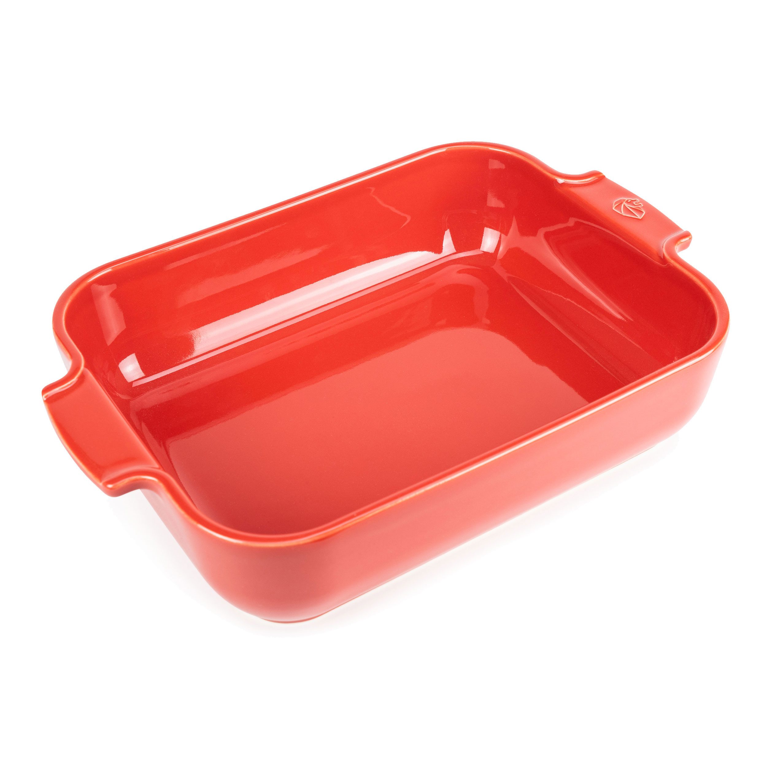 PEUGEOT Auflaufform APPOLIA Keramik 32cm Rechteckig Rot Ofen Spülmaschinenfest, Keramik, Keramik