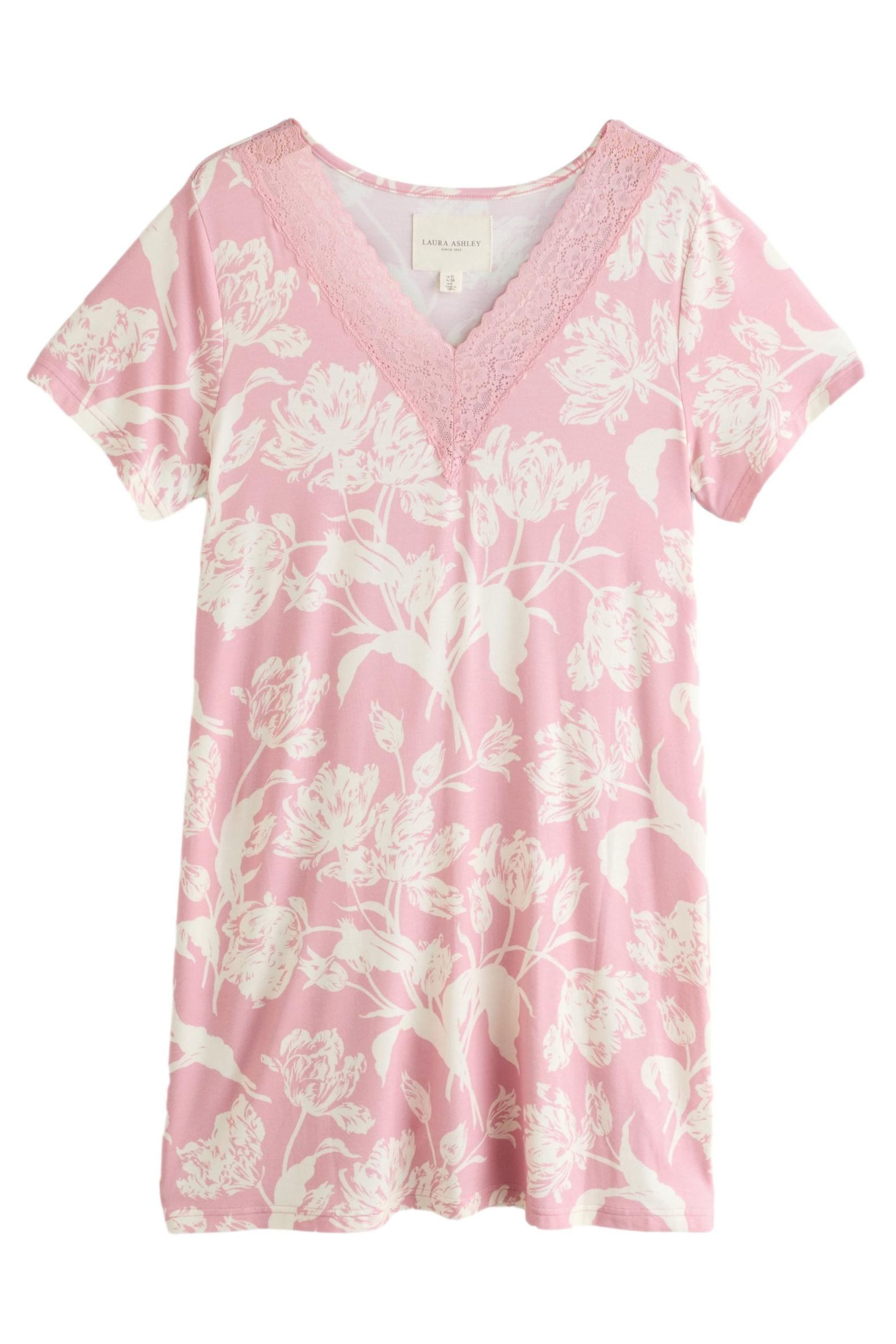 Nachthemd Laura Ashley Gosford Nachthemd mit Spitzenbesatz
