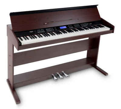 FunKey Digitalpiano DP-88 II E-Piano mit 88 anschlagsdynamische Tasten, umfangreiche Begleitautomatik und Keyboard Chord Akkordbegleitung