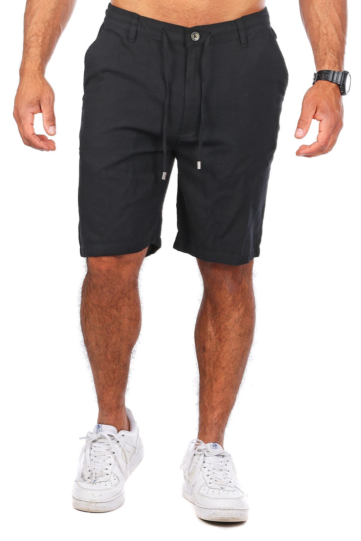 CARISMA Shorts Herren Leinen Baumwoll Mix Hose kurz trendig angenehm regula günstig online kaufen