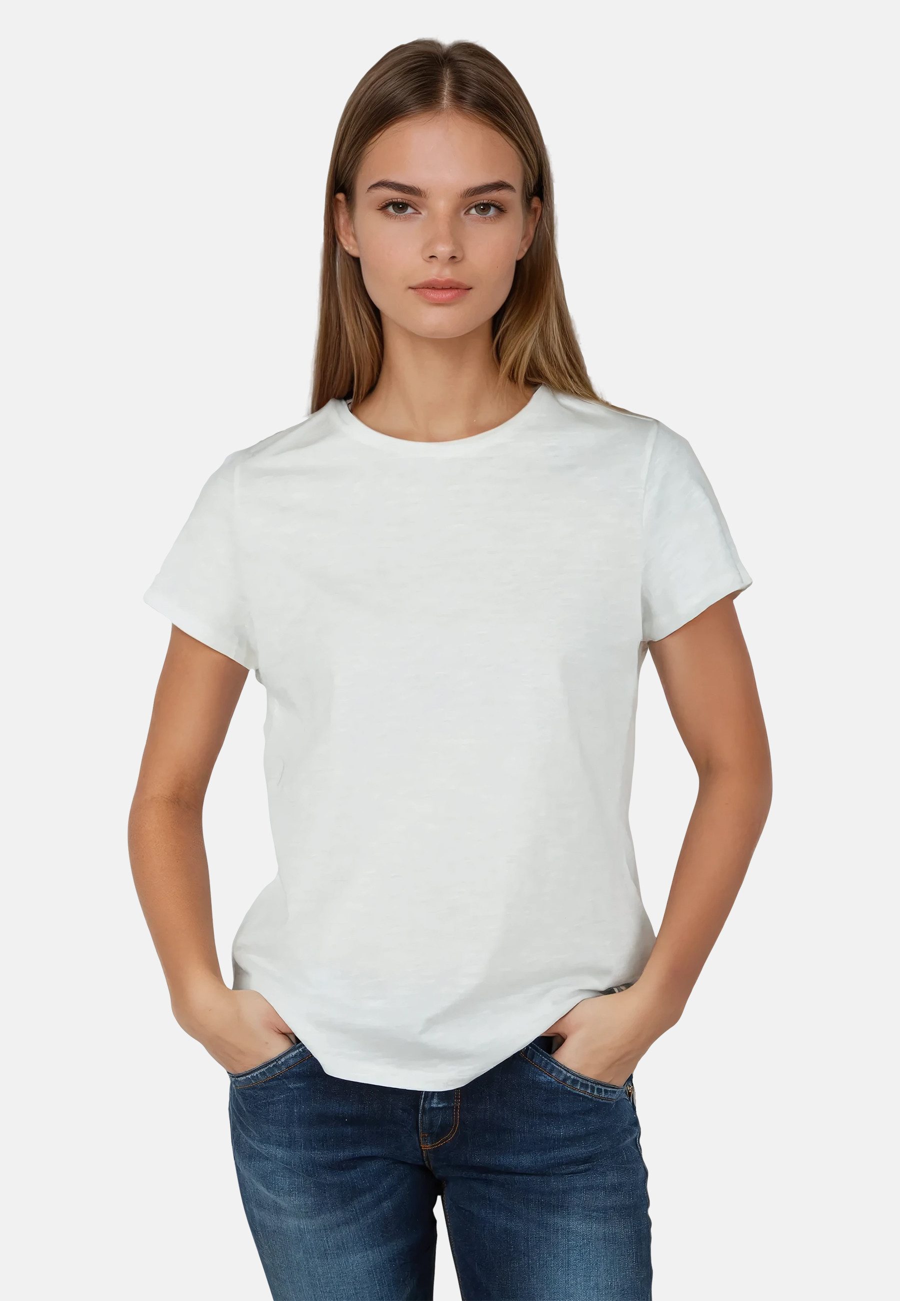 salzhaut T-Shirt TELGEN - UNI Damen Relaxed-Fit salzhaut T-Shirt – bequeme Qualität und nordisch klares Design