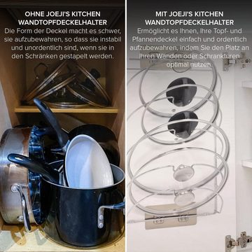 JOEJI’S KITCHEN Zubehöraufbewahrungsständer opfdeckelhalter Deckelhalter Wand - Deckel halter Aufbewahrung Küche