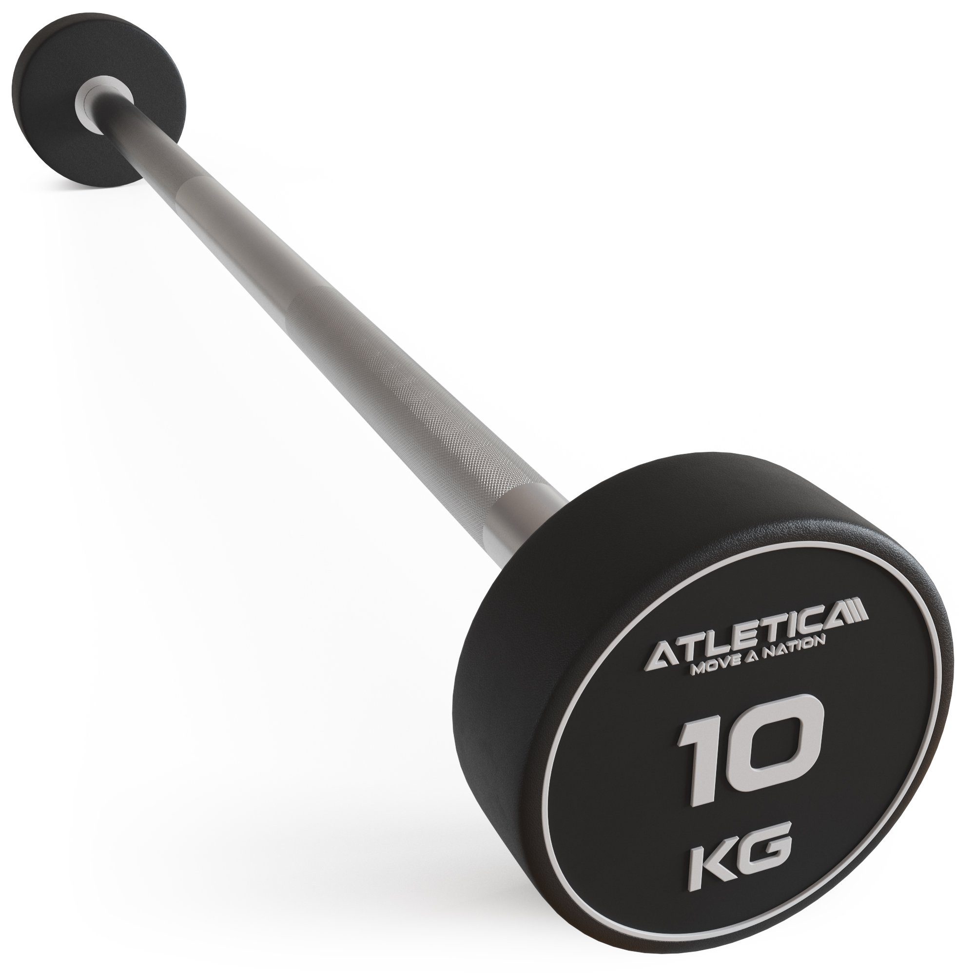ATLETICA Langhantelstange Langhantel, Kompakt, Einzeln, 10 bis 50 kg