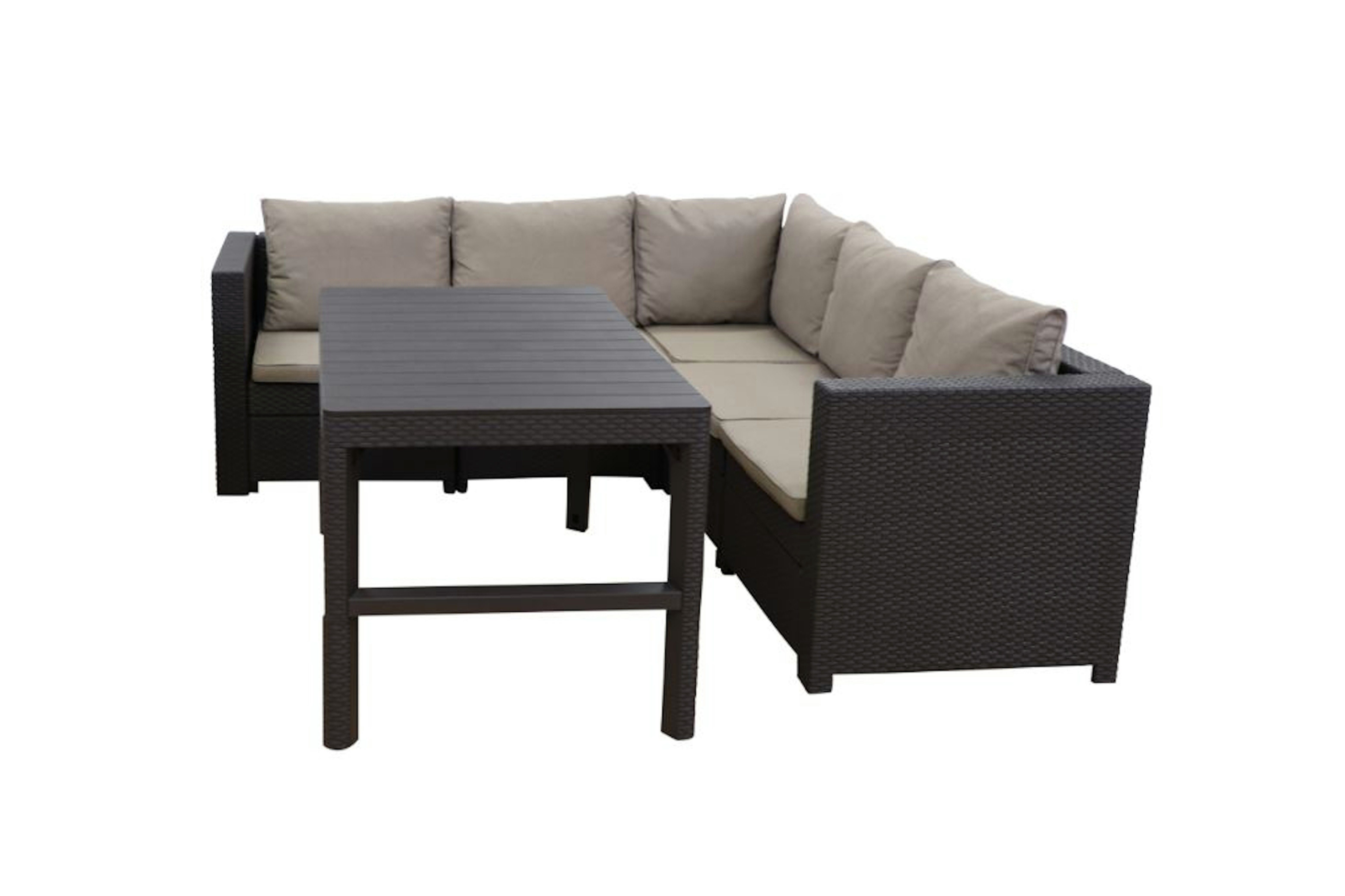 Keter GartenloungeSet Keter Provence GartenLounge EckSofa mit