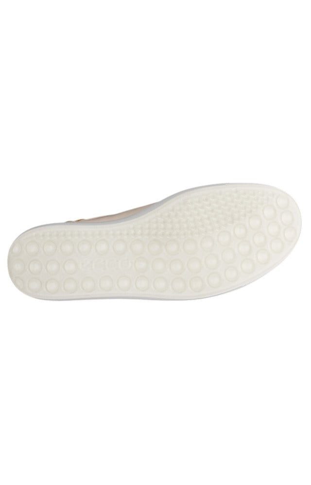 Ecco Soft 7 Easy Slip Low (Premium-Leder) limestone Damen Sneaker