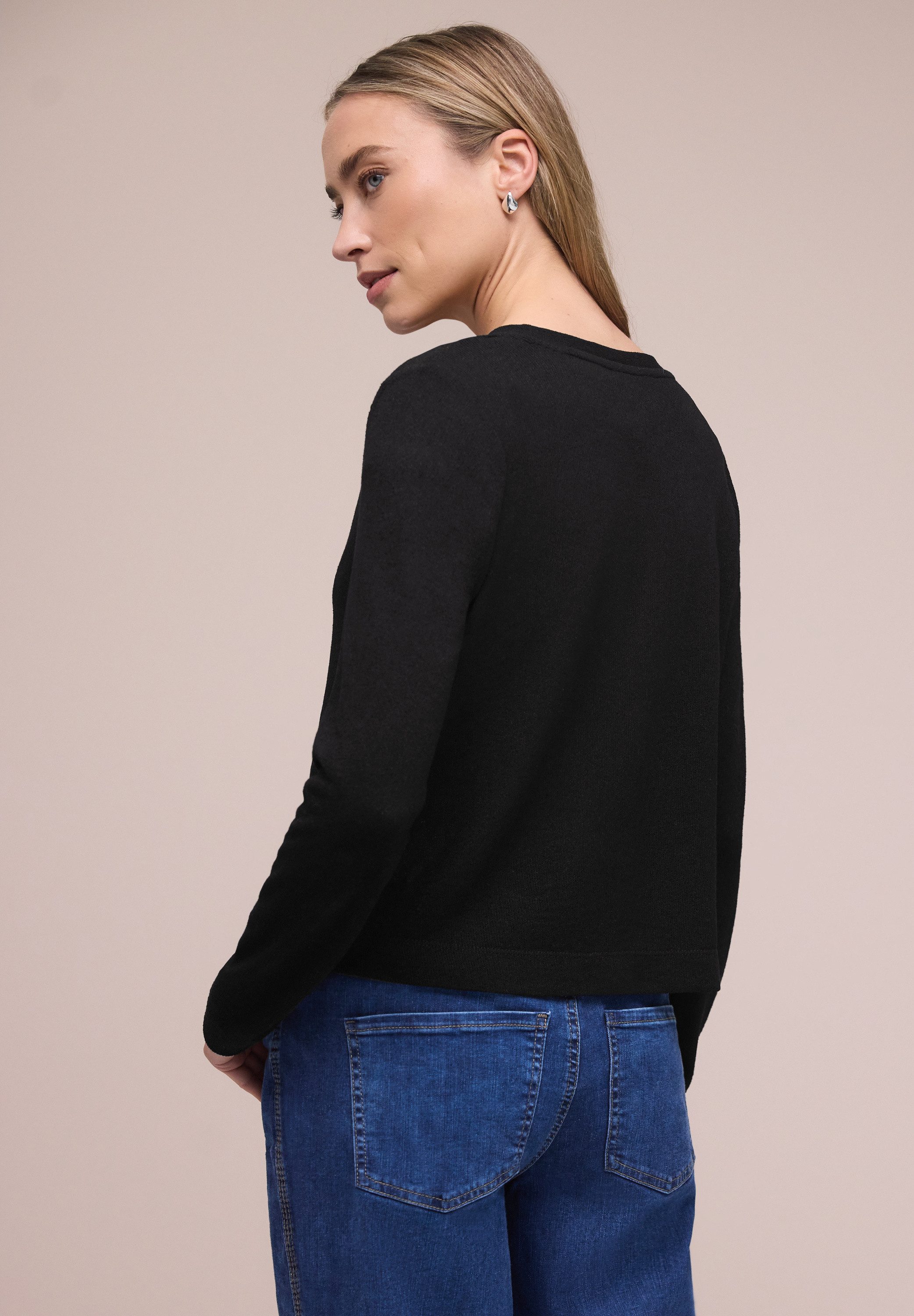 STREET ONE Strickjacke Style Nette in offener Passform
