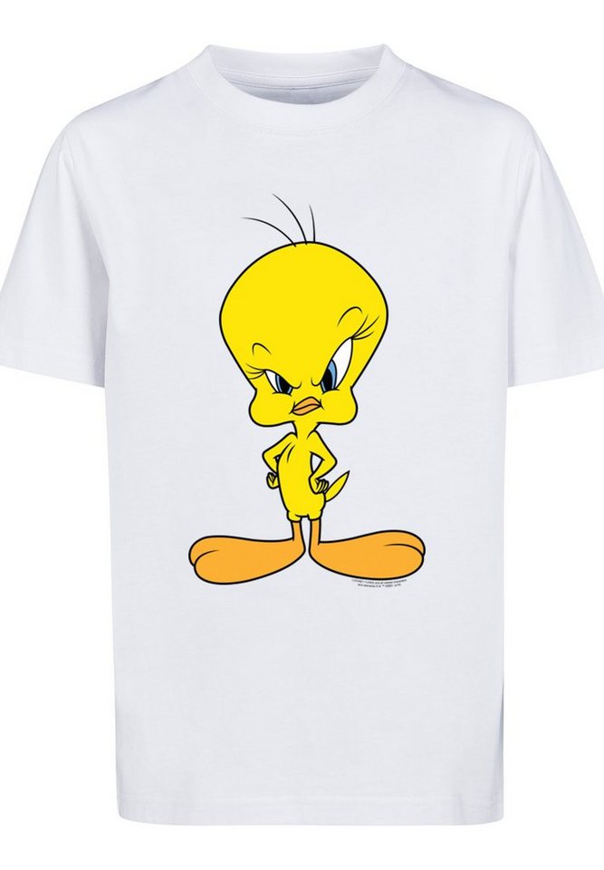 F4NT4STIC T-Shirt Looney Tunes Angry Tweety Unisex Kinder,Premium Merch, Jungen,Mädchen,Bedruckt, Bequemer Schnitt zum rundum wohlfühlen