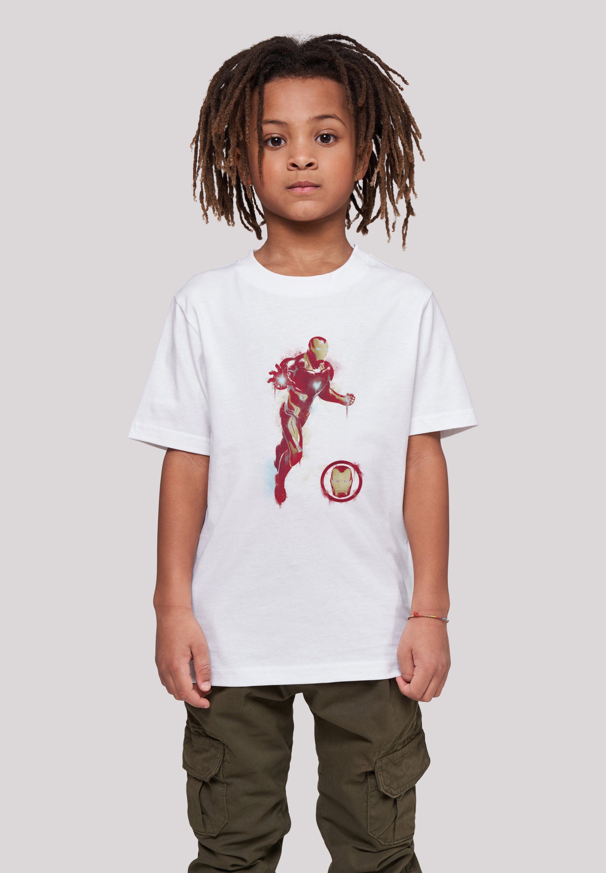F4NT4STIC T-Shirt Iron Print Unisex Merch,Jungen,Mädchen,Logo Endgame Kinder,Premium Marvel Painted Man Avengers