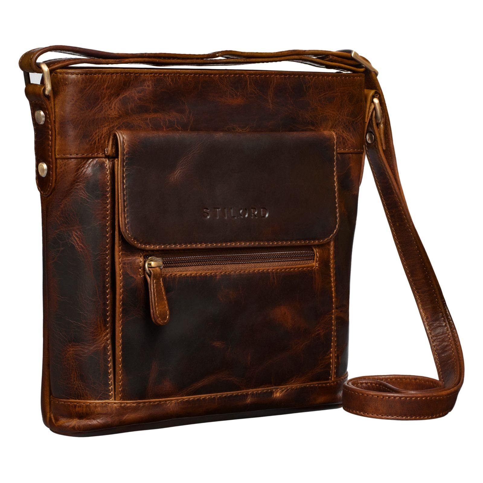 STILORD Handtasche "Paula" Lederumhängetasche Damen Vintage