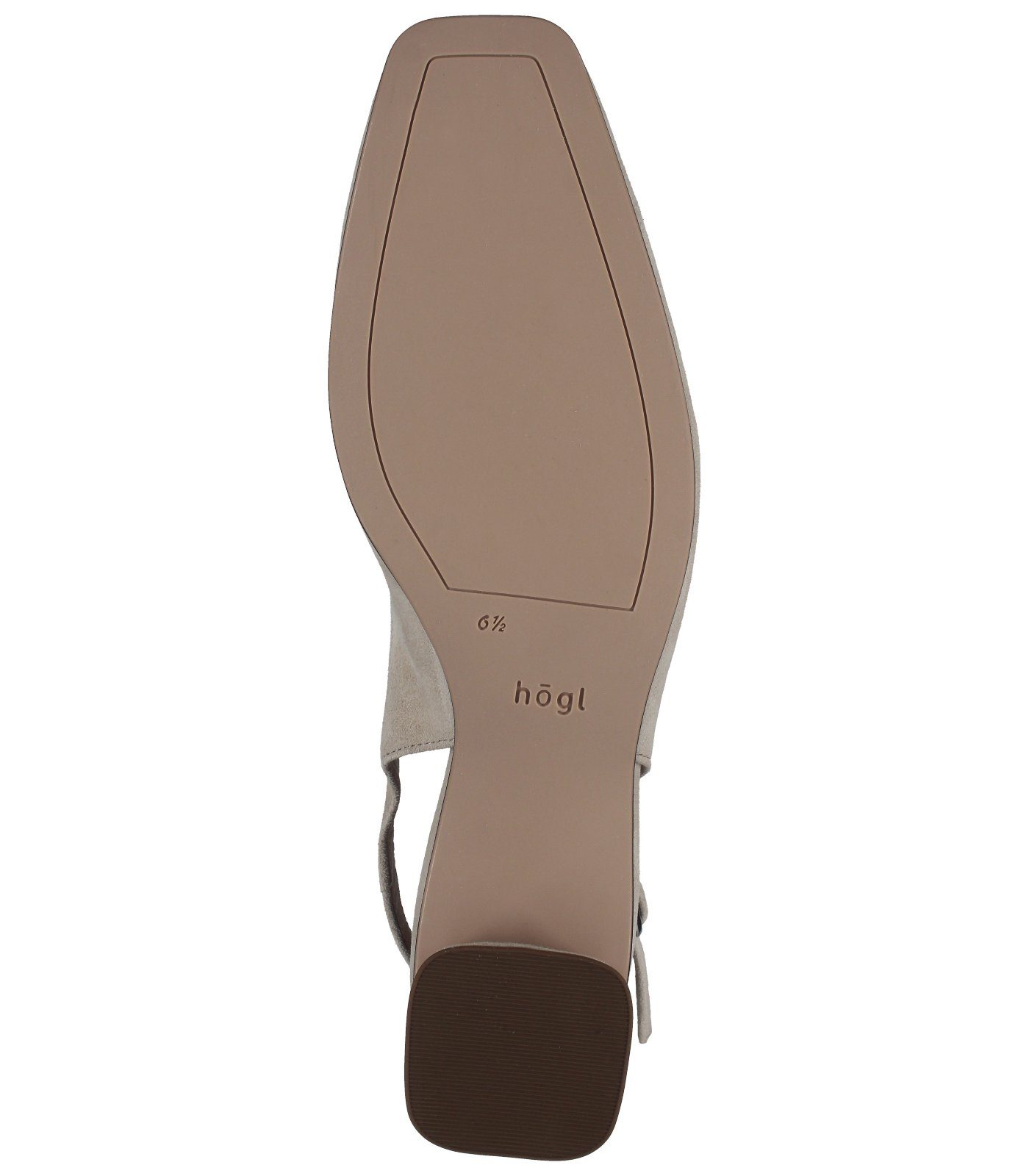 Högl Pumps Veloursleder Taupe Pumps