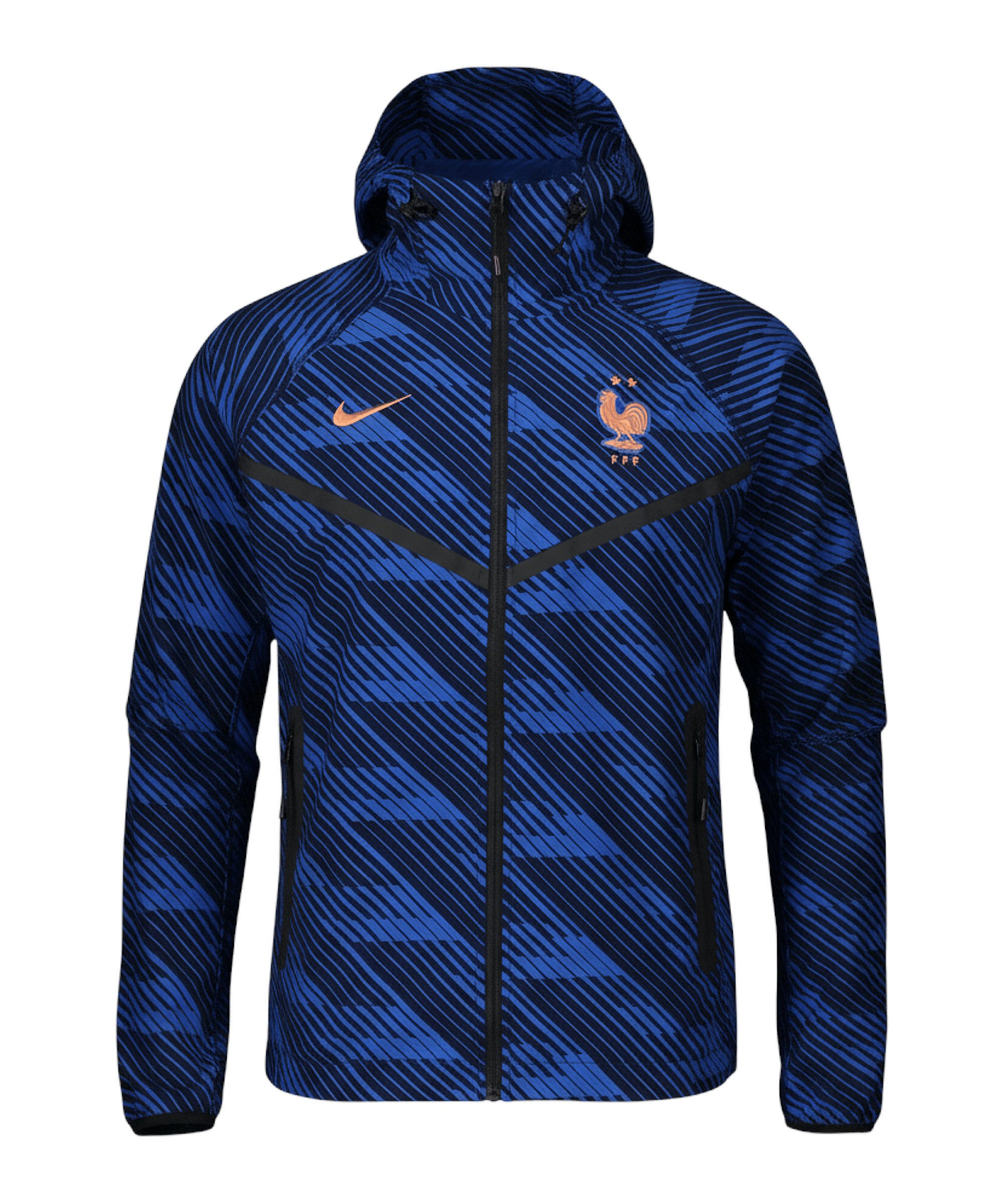 Nike Sweatjacke Nike Performance FFF Frankreich Windjacke Polyester