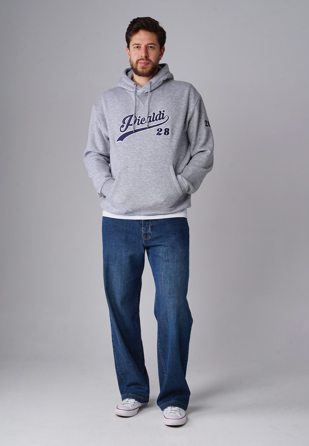 PICALDI Jeans Relax-fit-Jeans Zicco 474 – Baggy Fit Urban Indigo – Authentischer Denim Look Stonewashed Effekt