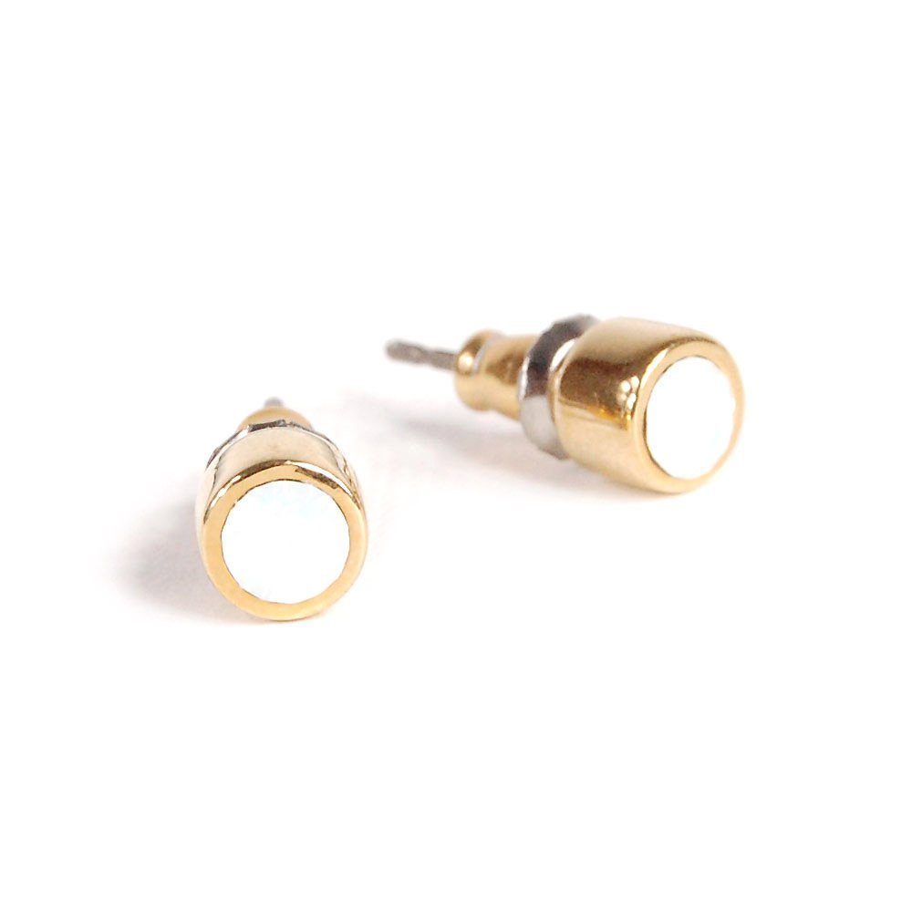 Le Bijou Paar Ohrstecker 29106 (Set, 2-tlg), Ohrstecker 5mm Markenkristalle vergoldet
