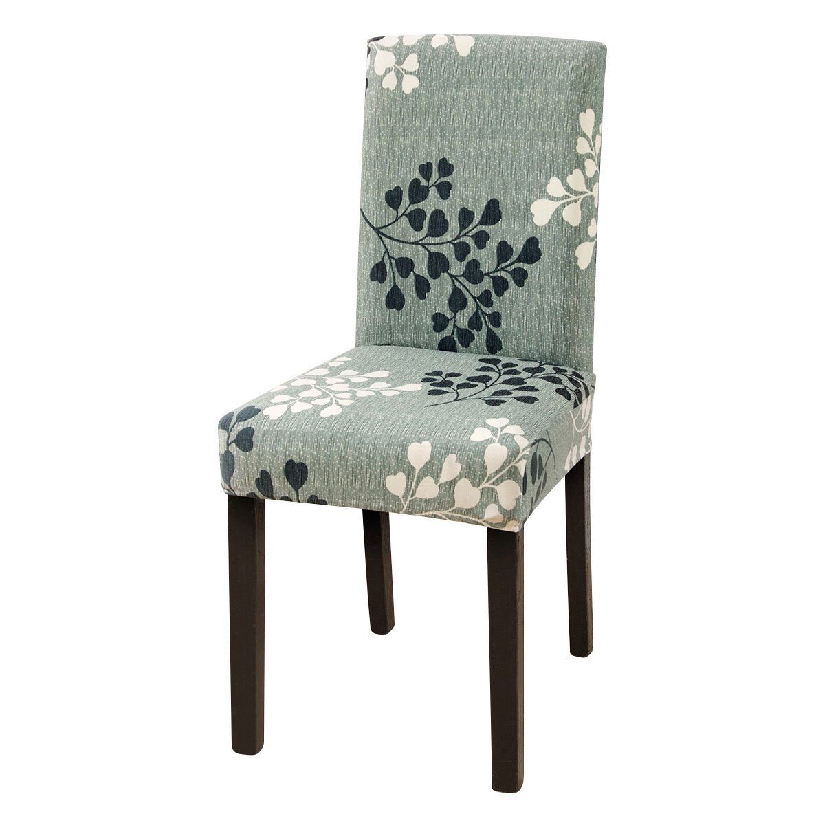 Rosnek Stuhlhusse Stretch,Blumen Geometrisches Muster,für Bankett Esszimmer günstig online kaufen