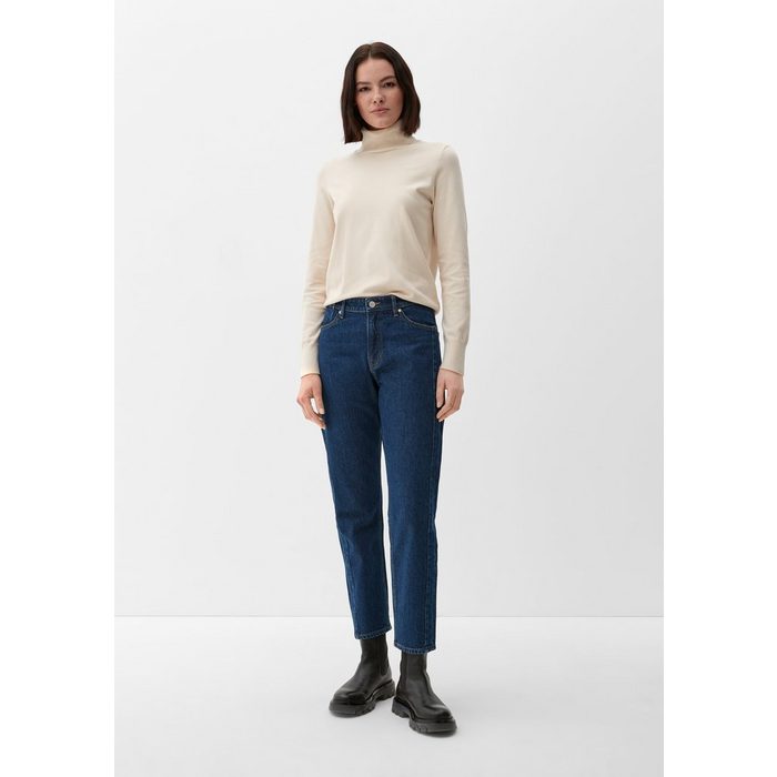s.Oliver 7/8-Jeans Relaxed: Jeans mit Waschung Waschung