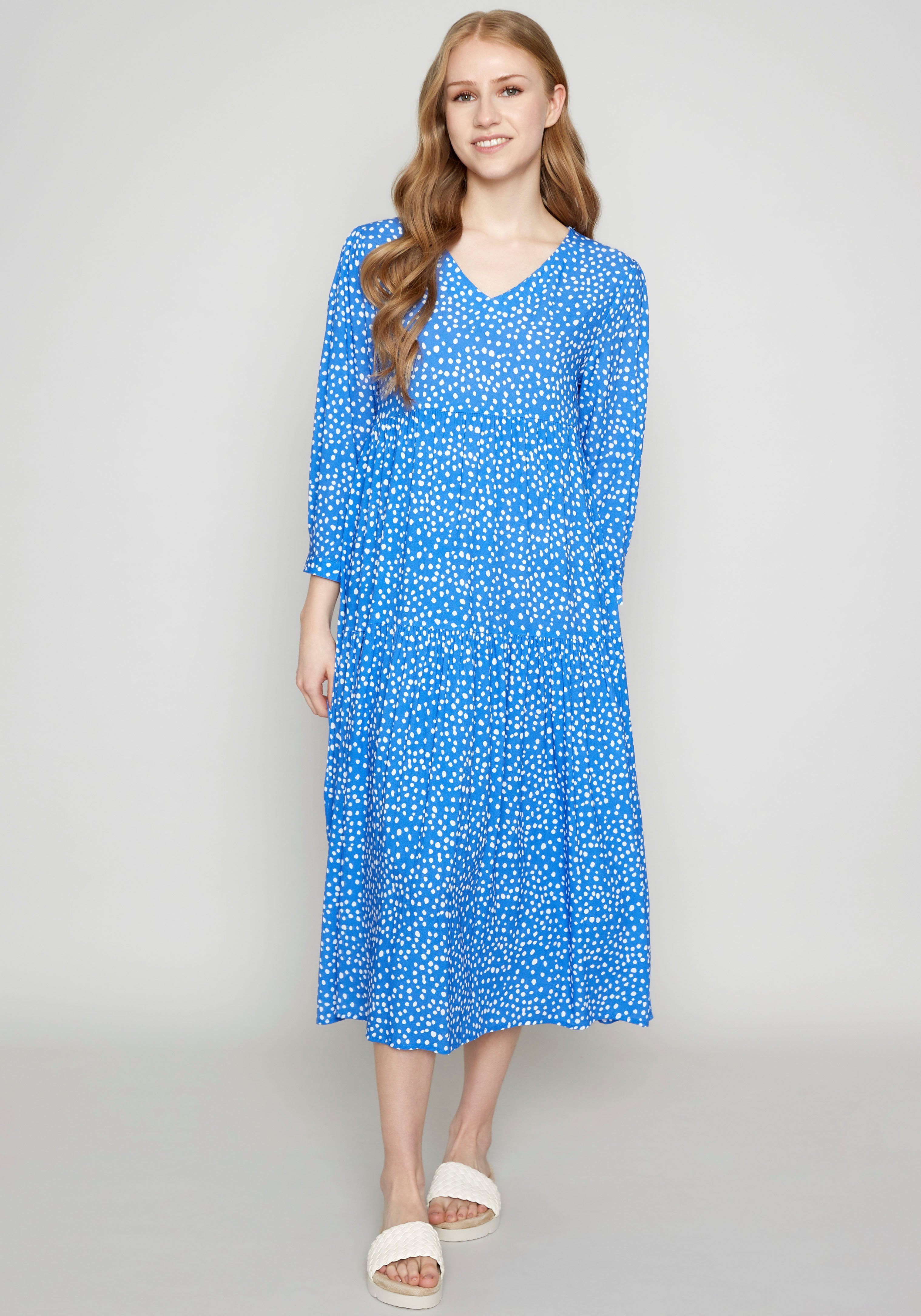 ZABAIONE Maxikleid Ki44mberly (1-tlg) mit Volant