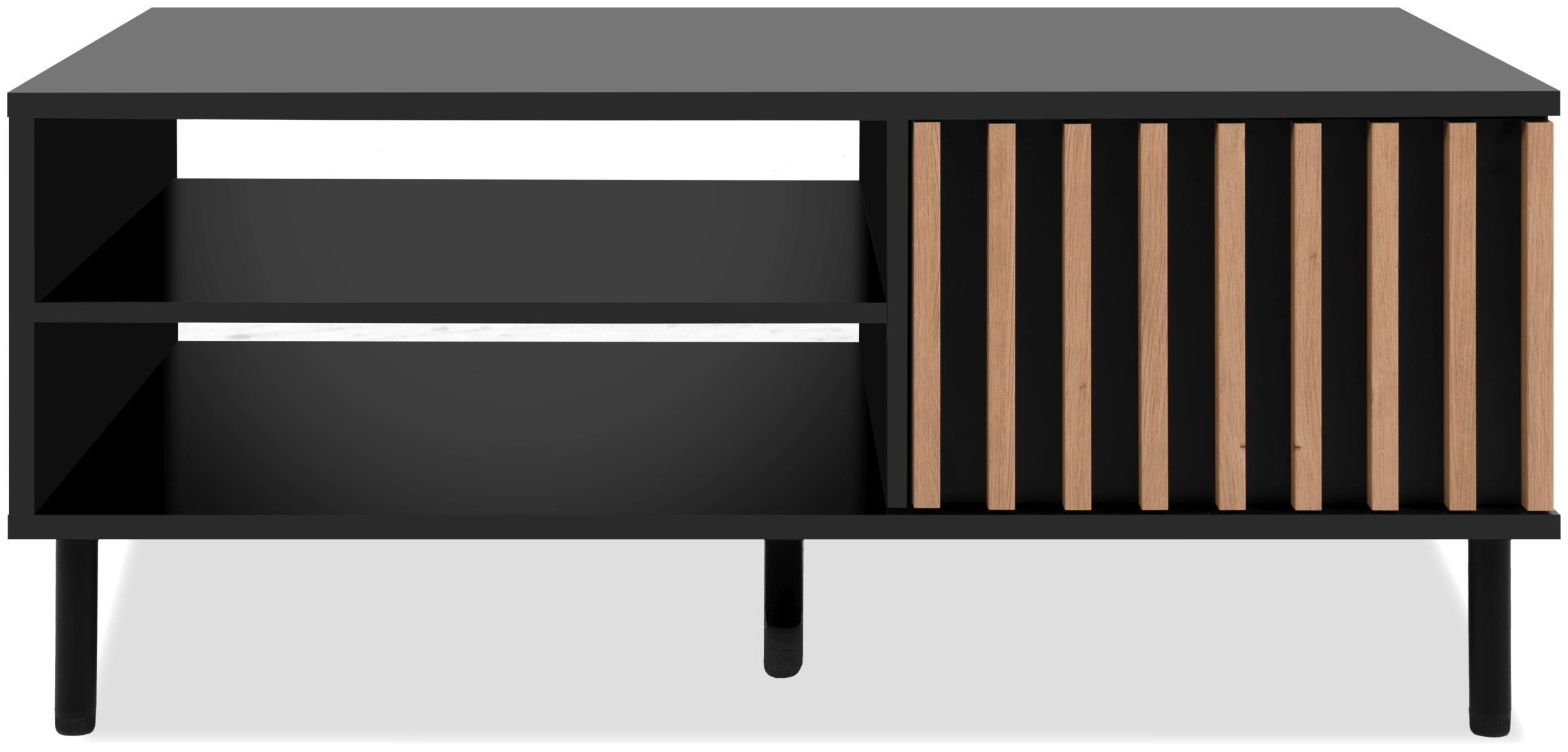 Finori Couchtisch, schwarz / Dekor Artisan Oak B x H x T ca. 110,5 x 47 x 67 cm