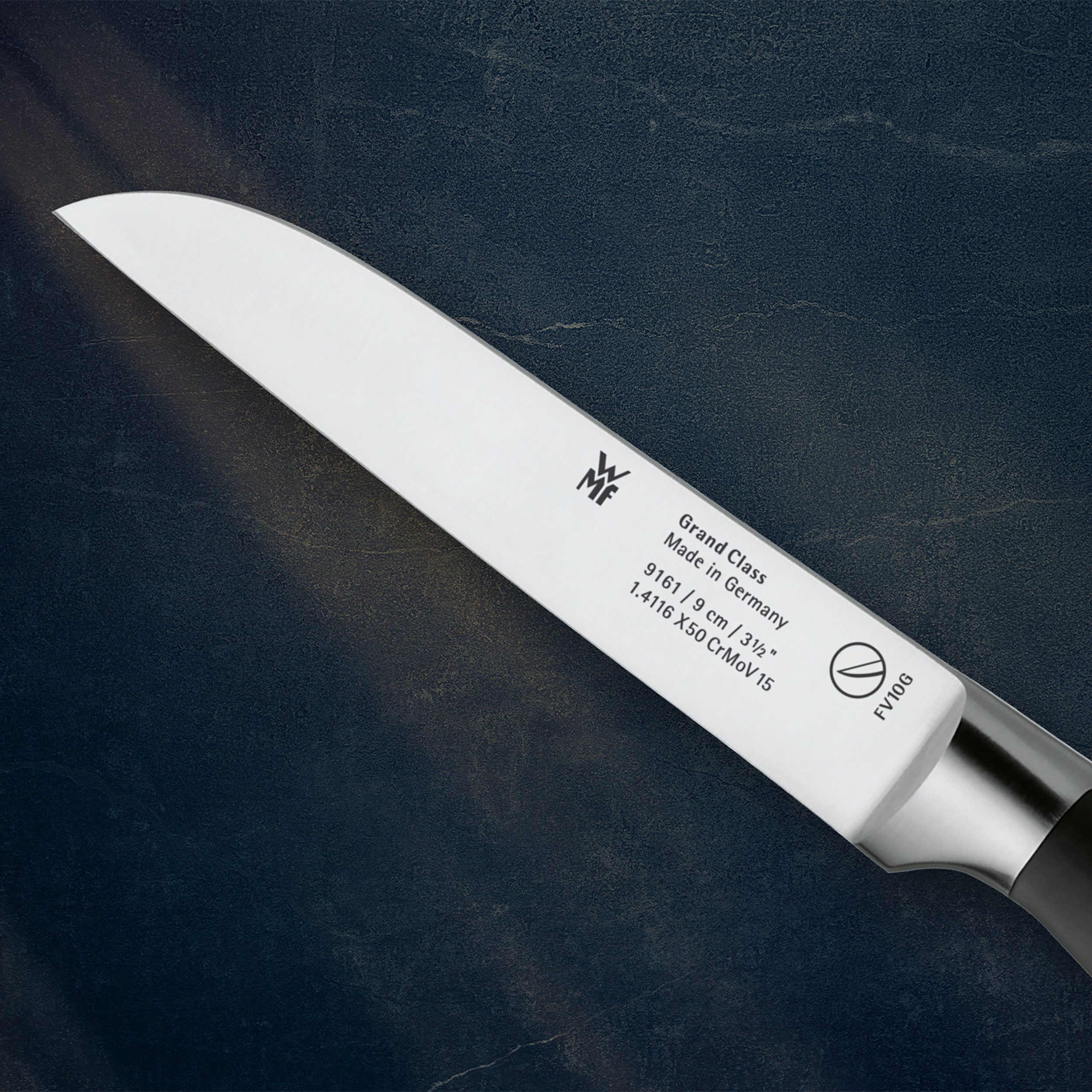 WMF Gemüsemesser Grand Class, 9 cm, langanhaltende Schärfe, handgeschmiedeter Spezialklingenstahl