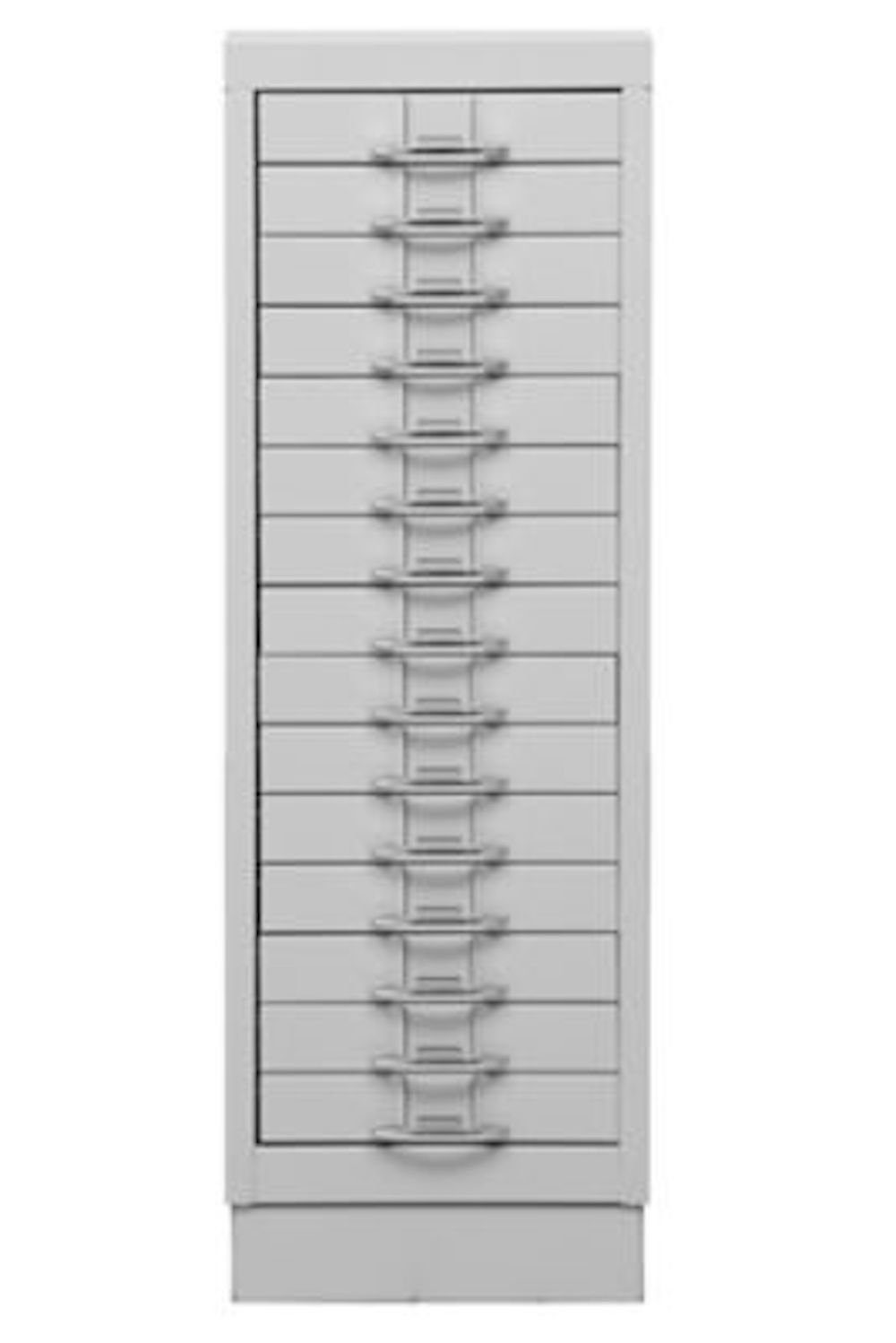 PROREGAL® Aktenschrank Schubladenschrank Swan, 18 Schubladen, DIN A4, BxT 30x40cm, Grau