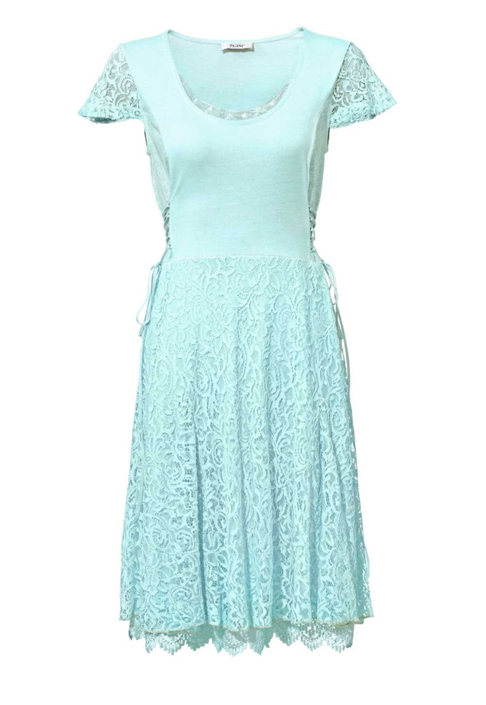 heine Shirtkleid Linea Tesini Damen Designer-Shirtkleid, mint