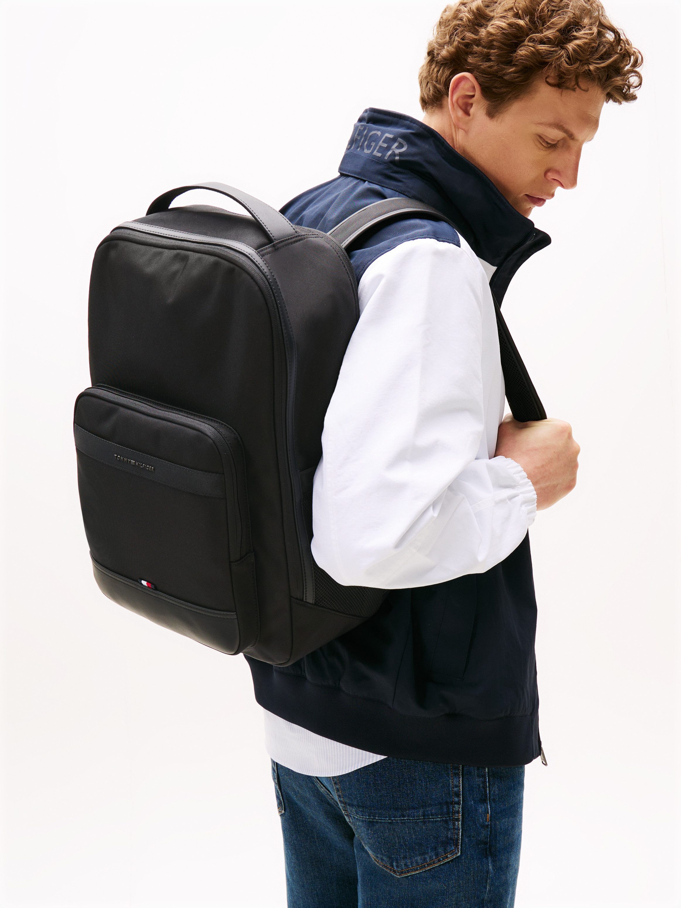 Tommy Hilfiger Freizeitrucksack TH NYLON TRAVEL BACKPACK, Unisex Travelruck günstig online kaufen