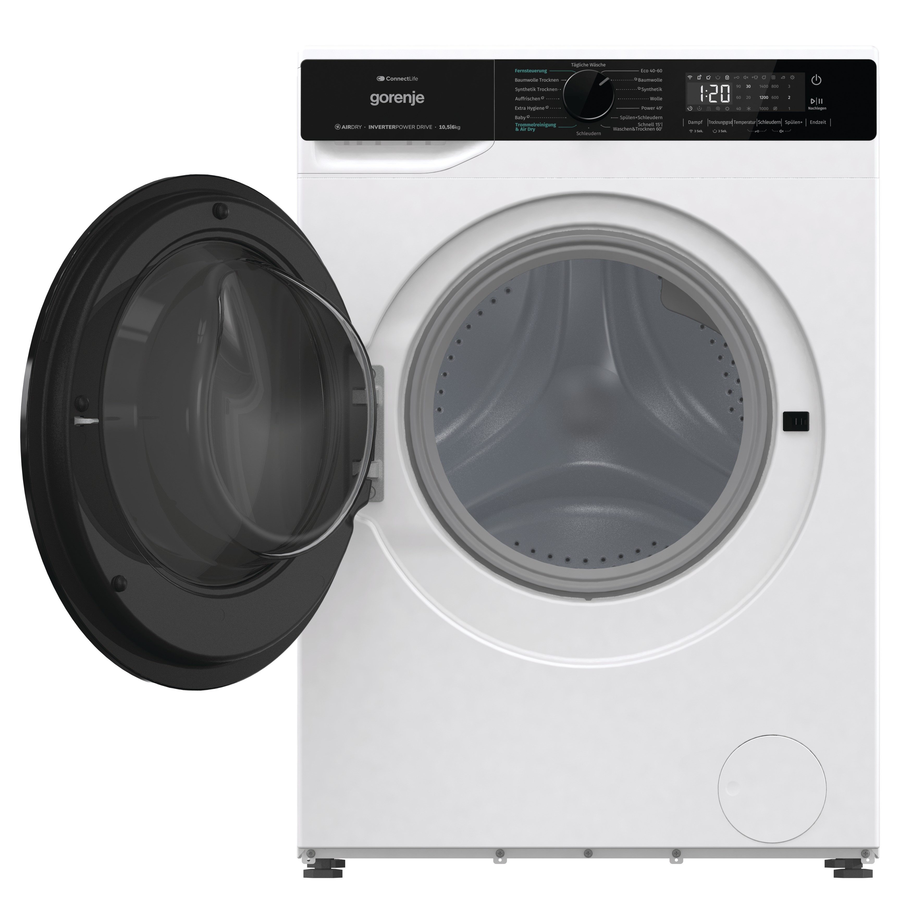 GORENJE Waschtrockner WD2PA1X64ADAAW/DE, 10,5 kg, 6 kg, 1400 U/min, Energieklasse A-20%
