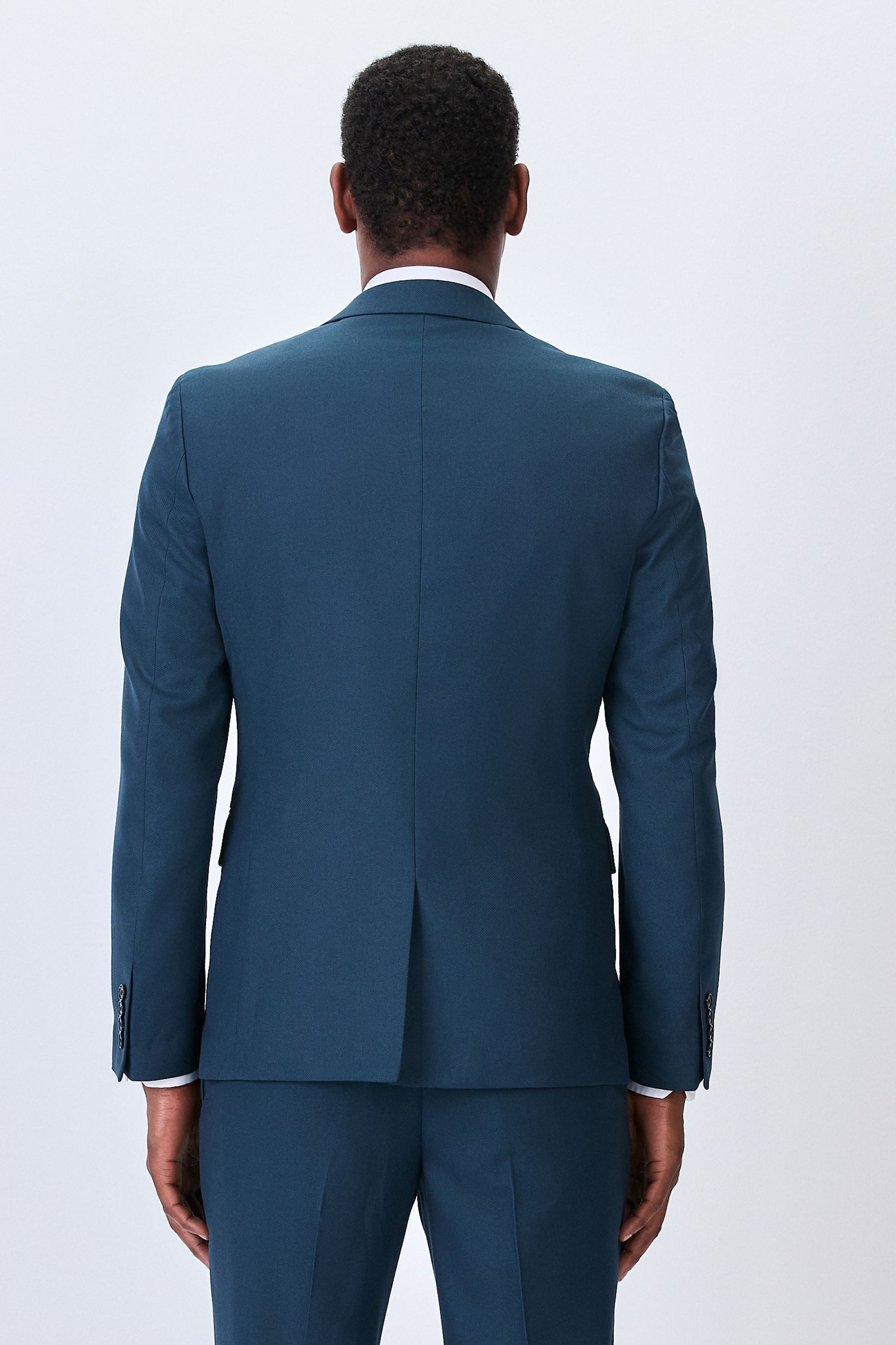 Next Sakko Slim Fit Anzugsakko mit Struktur (1-tlg)