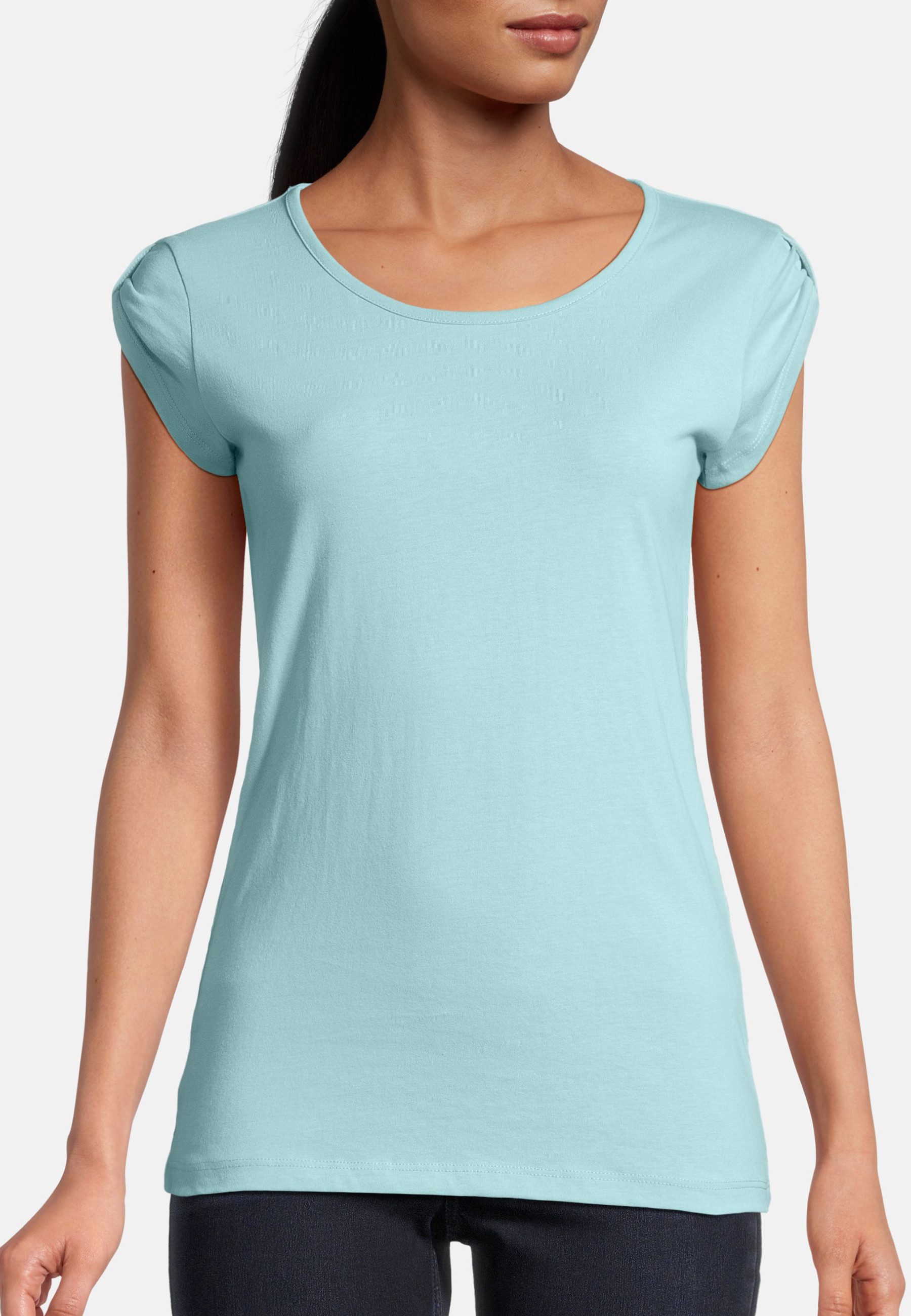 salzhaut T-Shirt BIIKE Damen Tailliert salzhaut T-Shirt – bequeme Qualität und nordisch klares Design für ein
