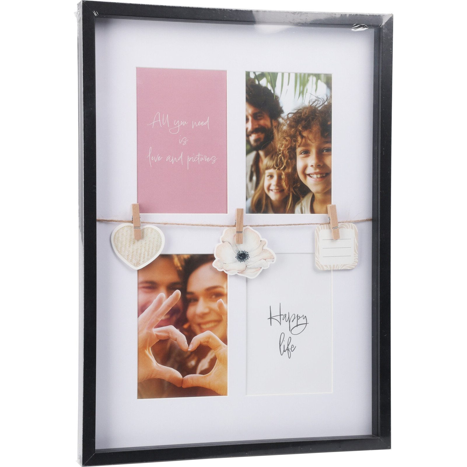 Home & styling collection Bilderrahmen Bilderrahmen mit Dekoration, 31 x 27 x 43,5 cm