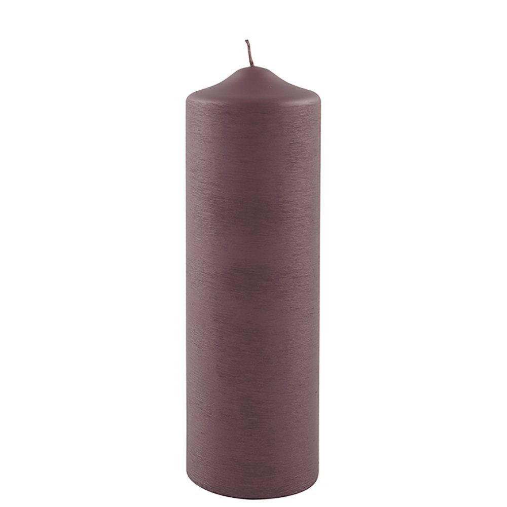 Fink Adventskerze FINK Stumpenkerze Candle - bordeaux - H. 25cm x B. 8cm x D. 8cm (1 Stück)