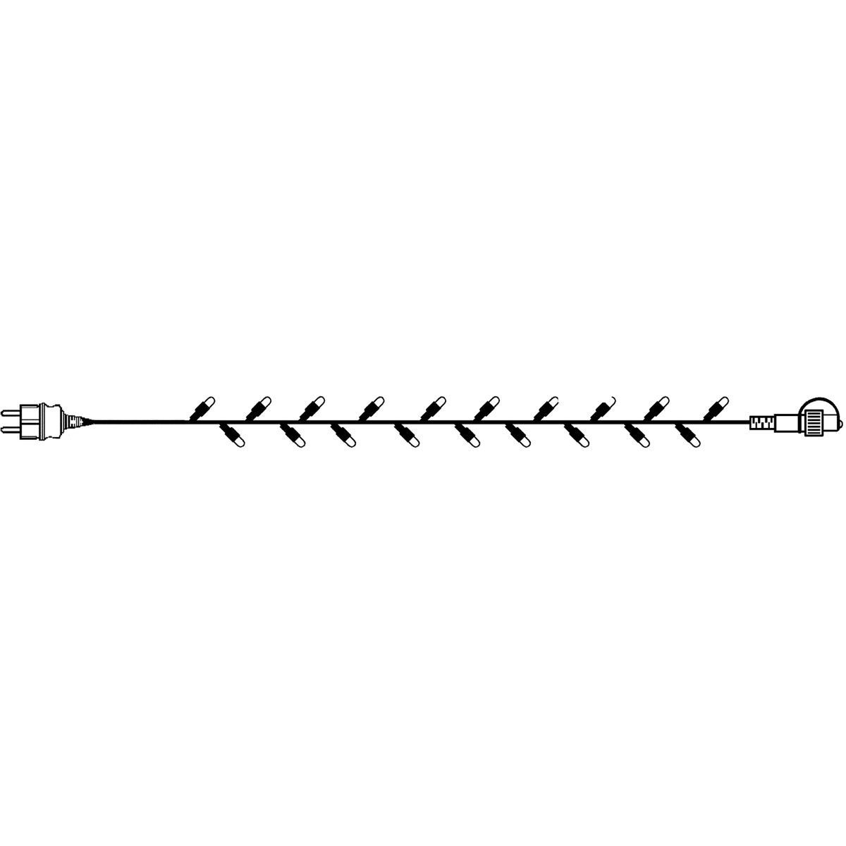 STAR TRADING LED-Lichterkette System Expo, Außen Lichterkette System Expo