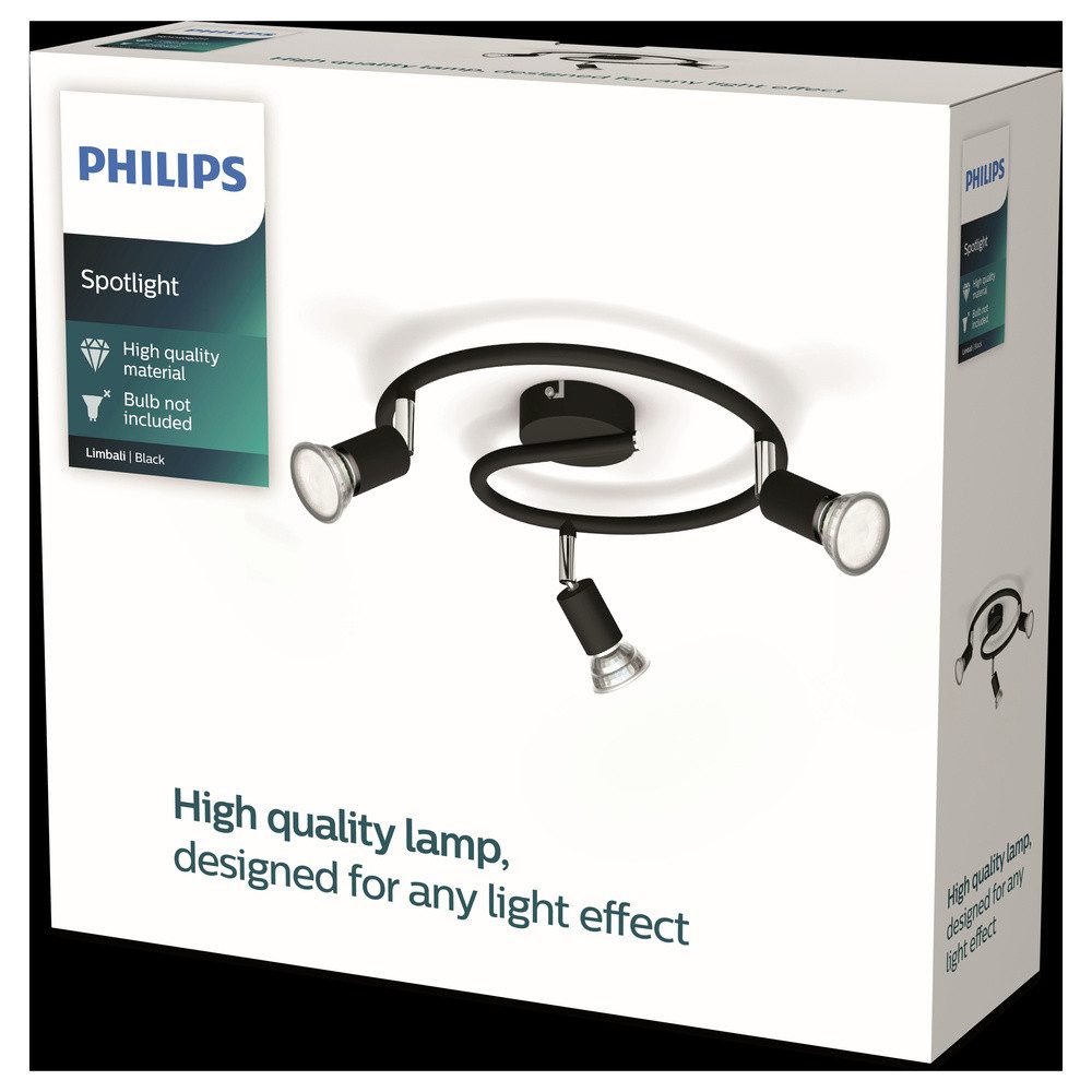 Philips Deckenleuchte Philips Limbali 8719514465251 Deckenstrahler GU10 Weiß